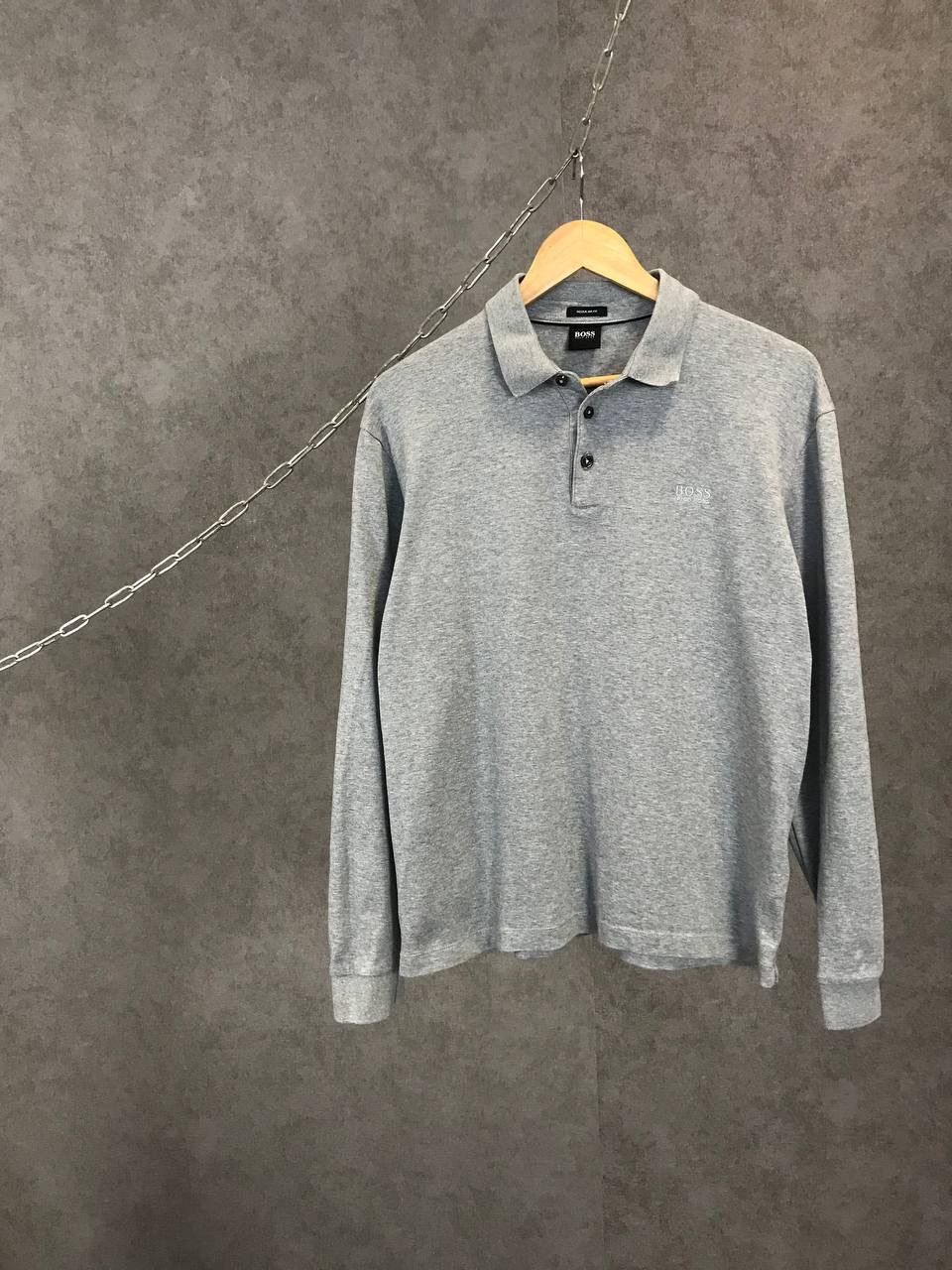 Designer Hugo Boss luxury designer logo polo sweatshirt Size US S / EU 44-46 / 1 - 1 Thumbnail