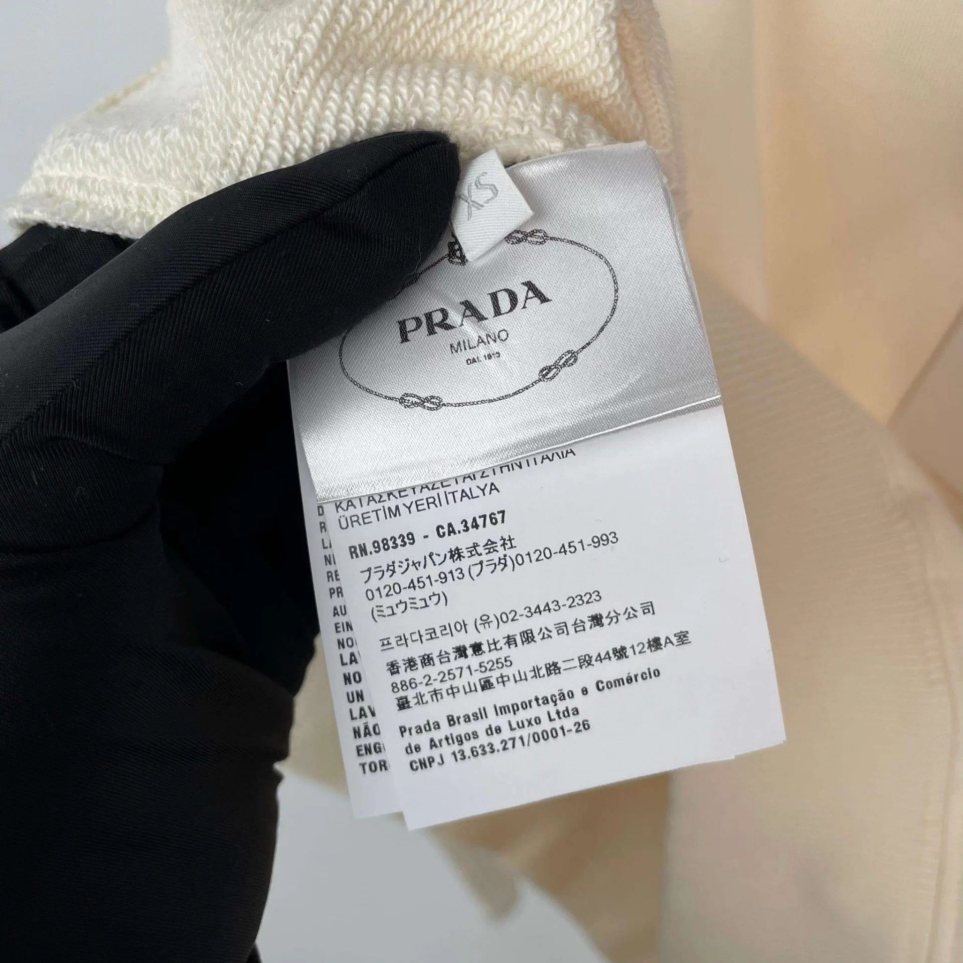Prada Prada lapel long-sleeve pullover XS Size XS / US 0-2 / IT 36-38 - 7 Thumbnail