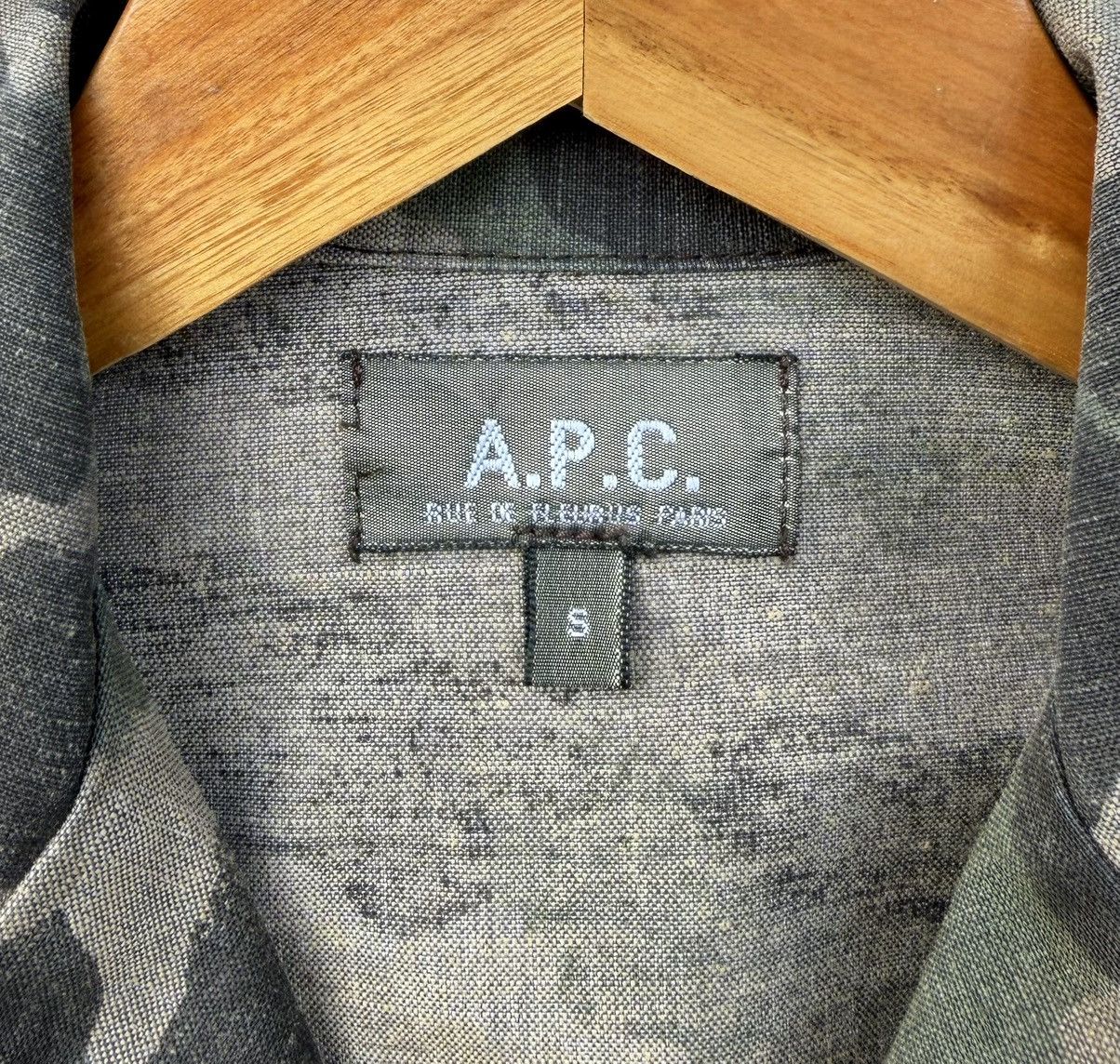 A.P.C. A.P.C. Camouflage Print Utility Jacket Size US S / EU 44-46 / 1 - 13 Thumbnail