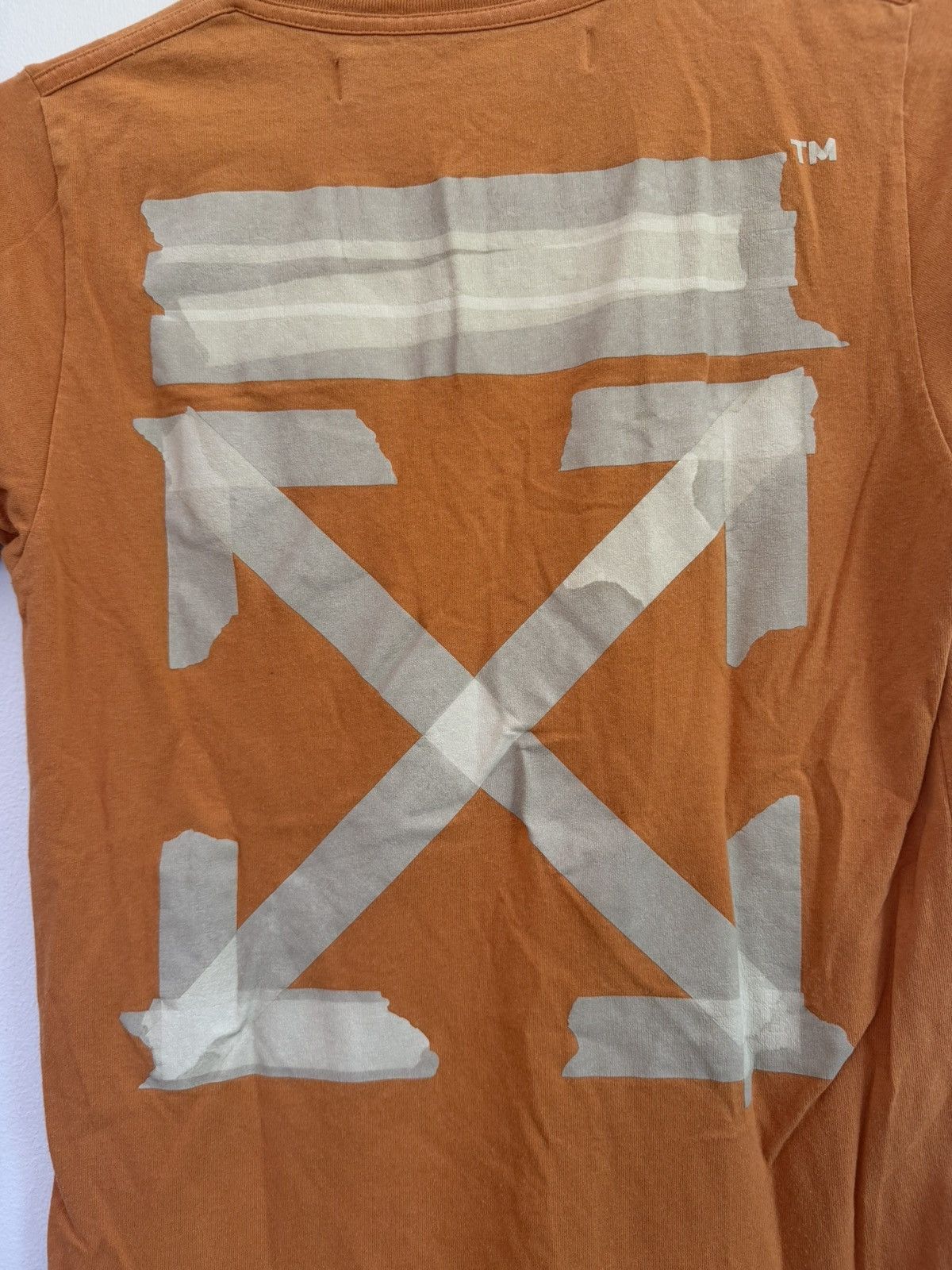 Off-White Off White Orange Tape Arrow TEE Size US XS / EU 42 / 0 - 4 Thumbnail