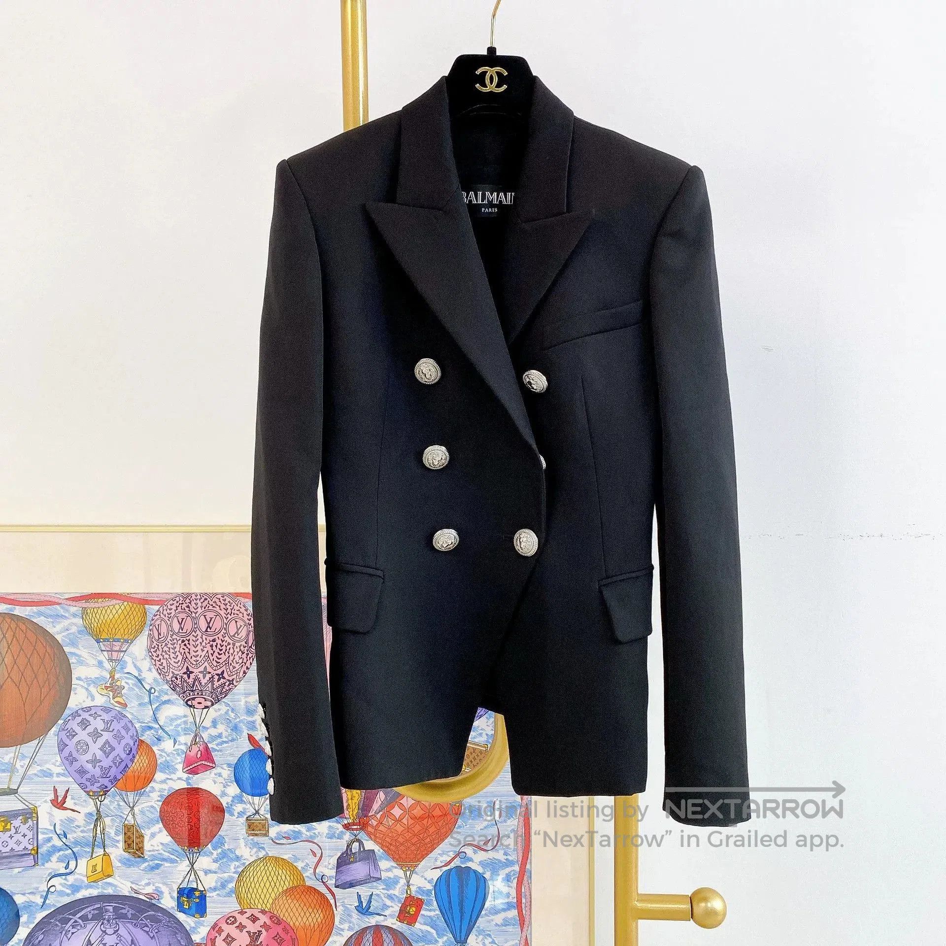 Balmain Balmain Black Blazer Size 36. Size XS / US 0-2 / IT 36-38 - 1 Thumbnail