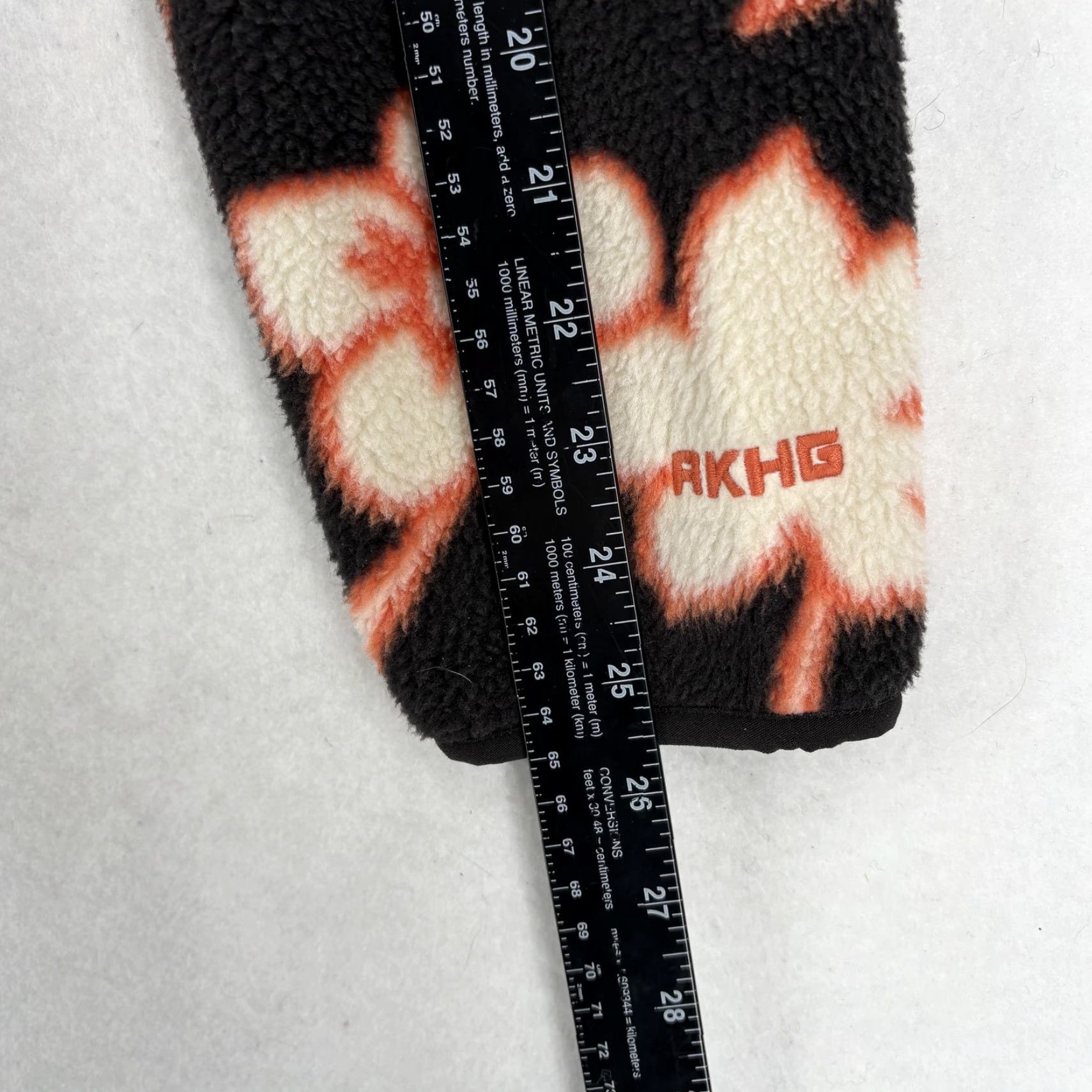 Vintage Duluth Women's Jacket L Black Floral Fleece Mid-Length Zip Pockets Snap Up Winter Hiking Camp Mock Pullover Size L / US 10 / IT 46 - 7 Thumbnail