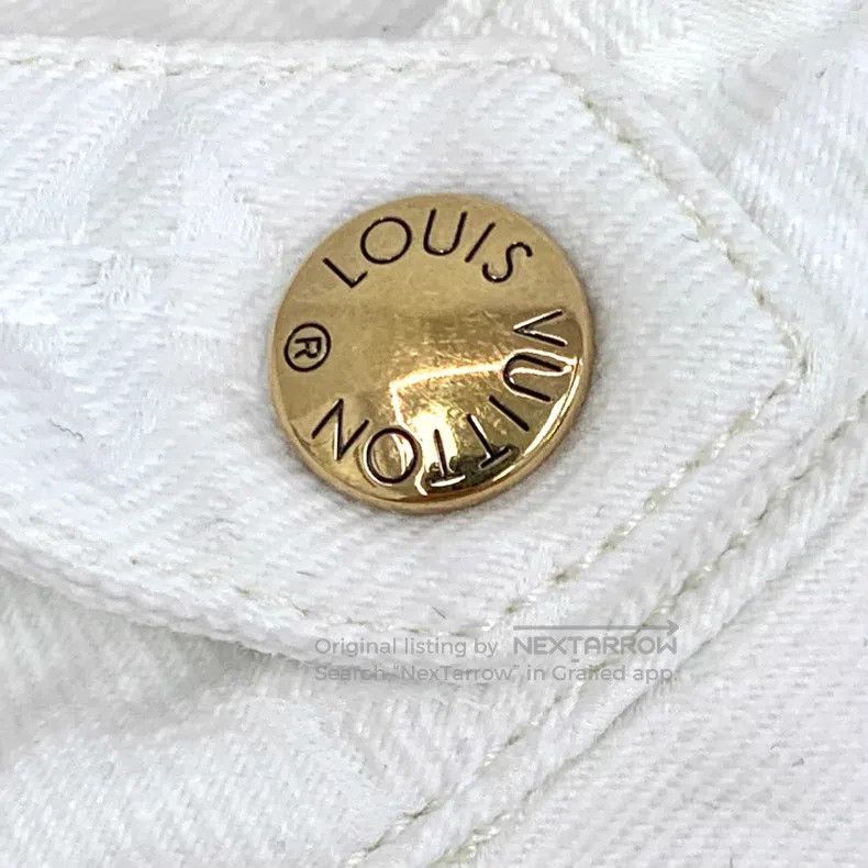 Louis Vuitton Louis Vuitton 23 white logo cotton zippered long-sleeved d Size XS / US 0-2 / IT 36-38 - 6 Thumbnail