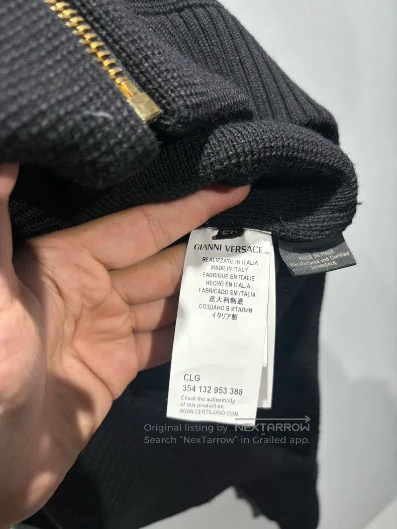 Versace Versace Main line genuine leather accessories full wool co Size US M / EU 48-50 / 2 - 4 Thumbnail