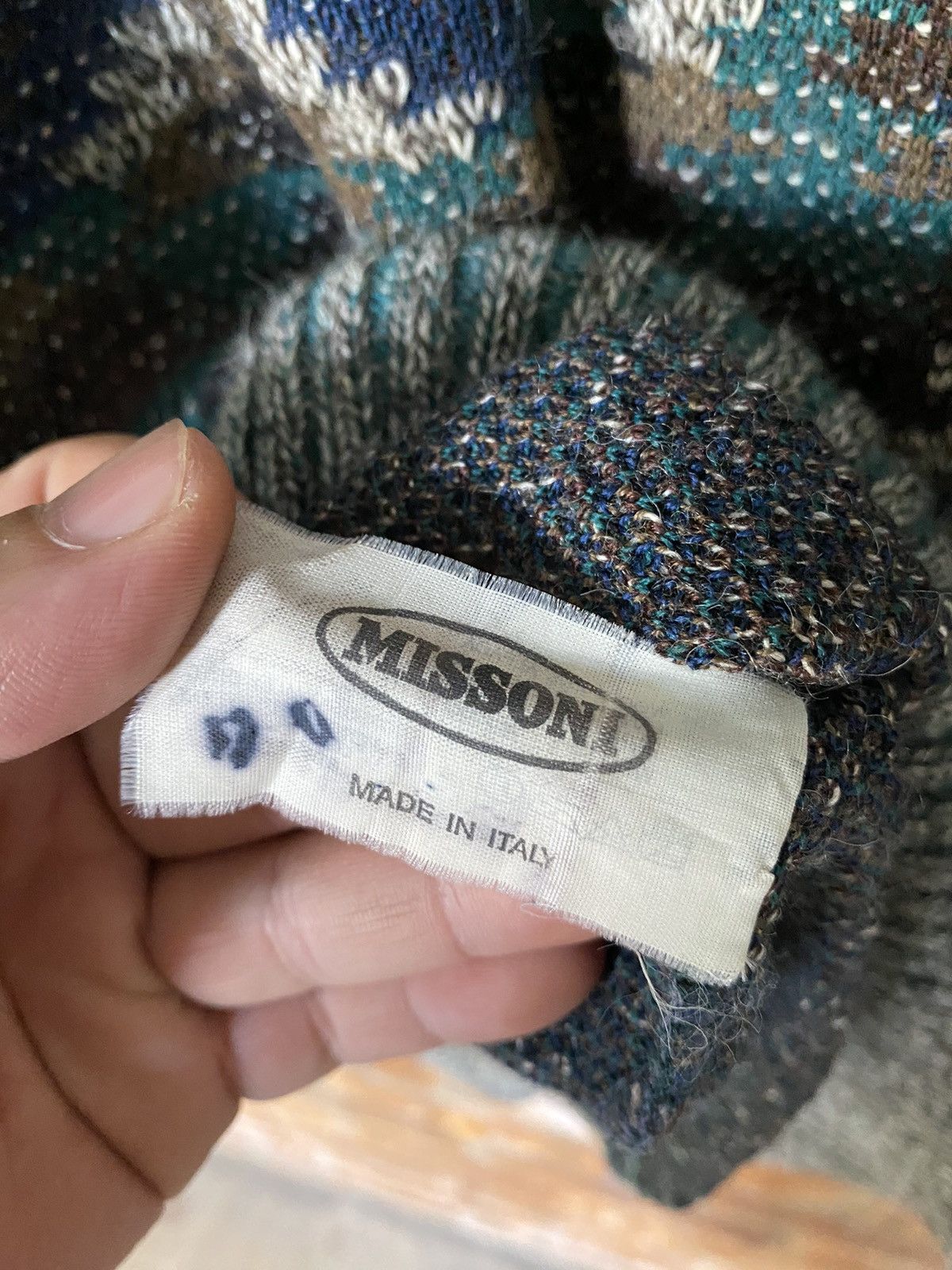 Coogi × Missoni × Yoshiyuki Konishi 1980s Missoni alpaca x wool knit sweatshirt Size L / US 10 / IT 46 - 12 Thumbnail