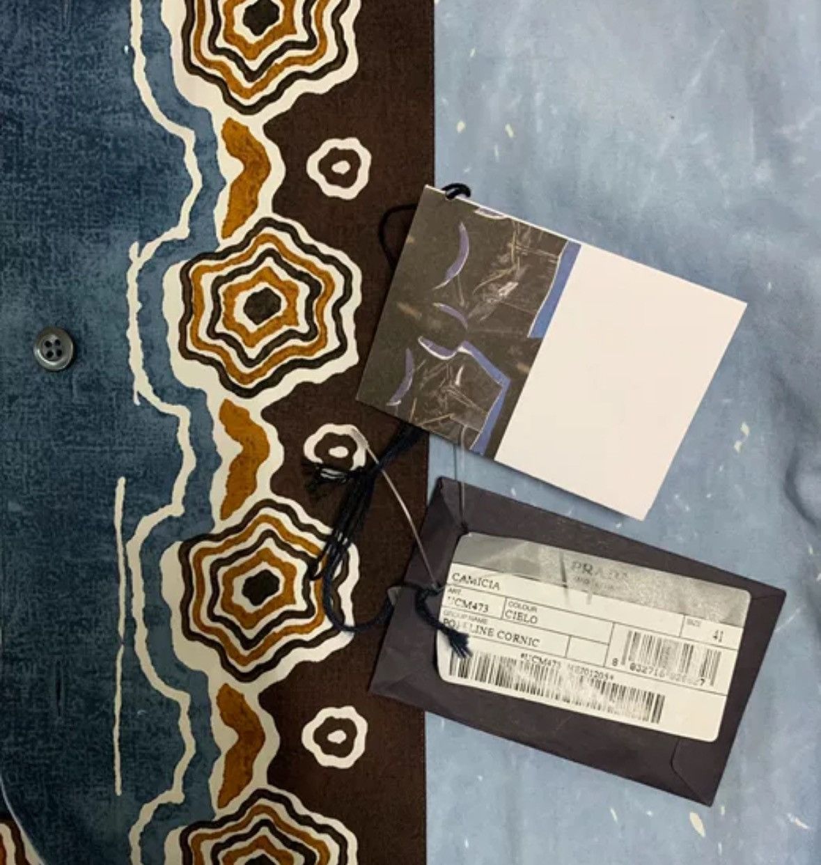 Prada PRADA AW05 fashion show themed printed shirt2412-Nextarrow Size US S / EU 44-46 / 1 - 5 Thumbnail