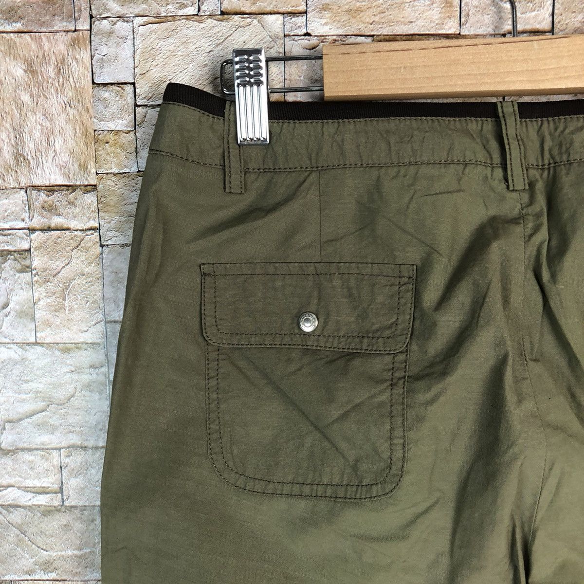 Japanese Brand All Ror You Green Cargo Multipocket Pants #A604 Size 28" / US 6 / IT 42 - 18 Thumbnail