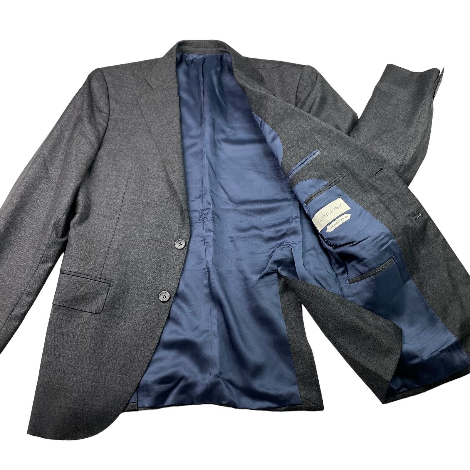 Suitsupply SuitSupply Men’s Super 110's Wool Slim Fit 2-Button Blazer/J Size 40R - 4 Thumbnail