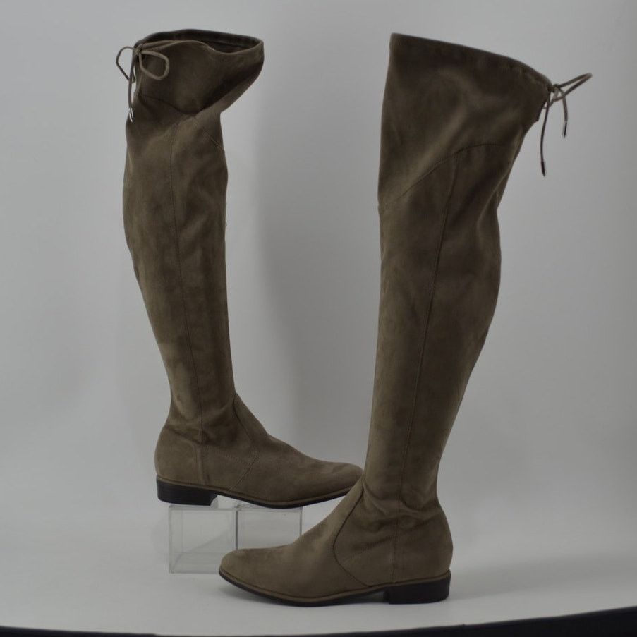 Marc Fisher Marc Fisher Hulie Over the Knee Boots Stretch Preppy Sz 7.5M Size US 7.5 / IT 37.5 - 7 Thumbnail