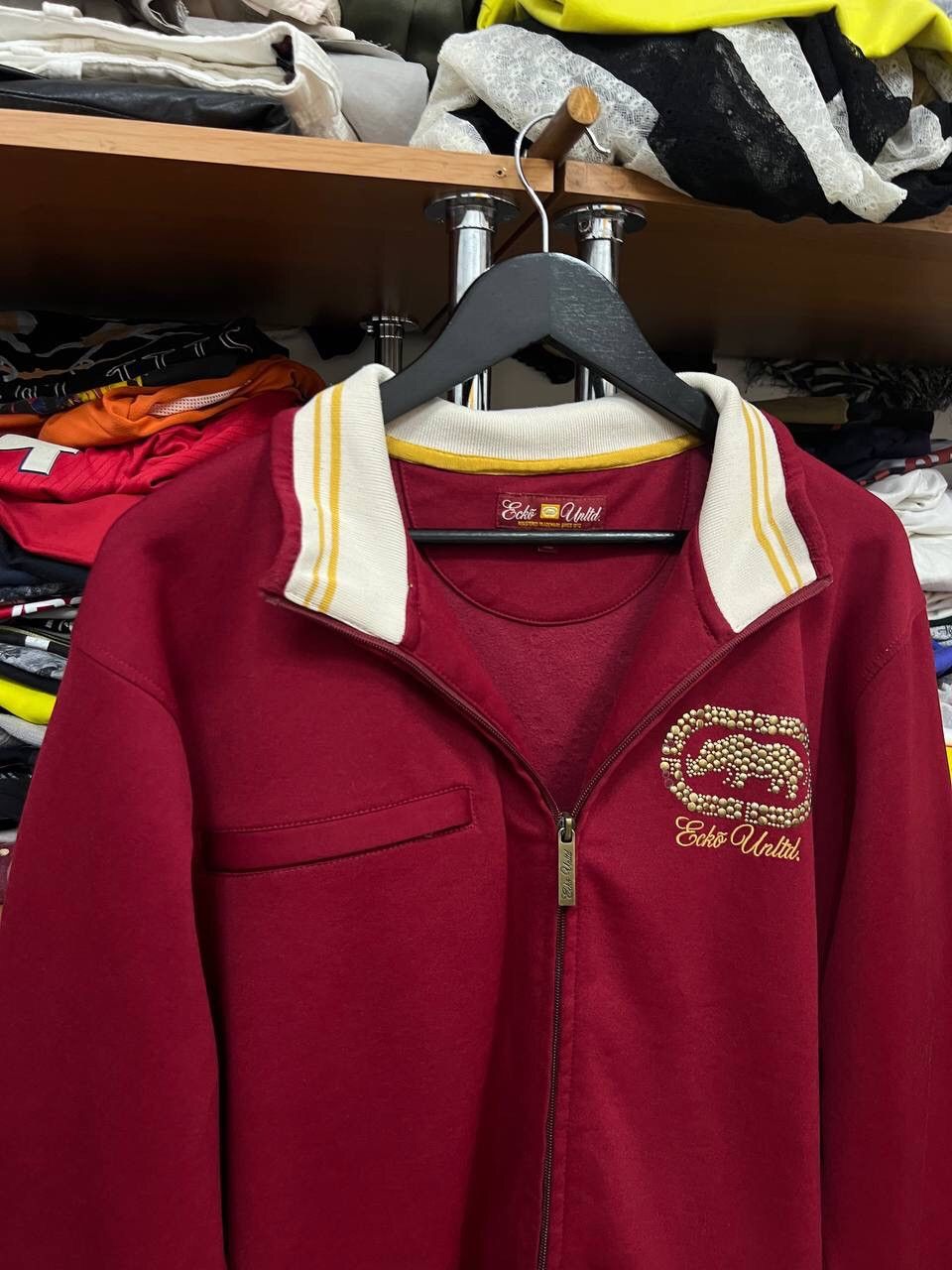 Ecko Unltd. Ecko Unltd Rap Baggy Vintage Zip Sweatshirt Olympic Size US XXL / EU 58 / 5 - 7 Thumbnail