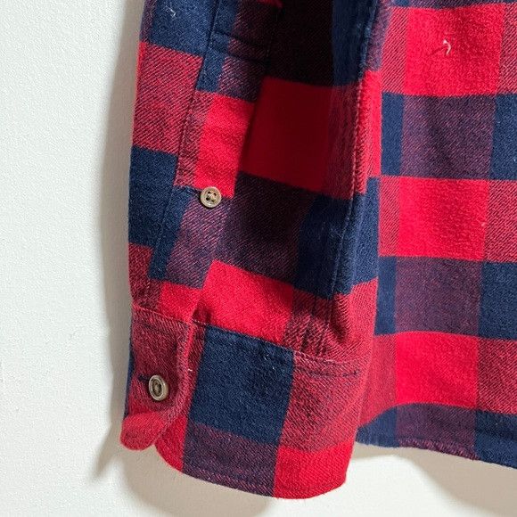 J.Crew J.Crew Red Navy Buffalo Check Shirt Slim Fit Size M Size US M / EU 48-50 / 2 - 6 Thumbnail