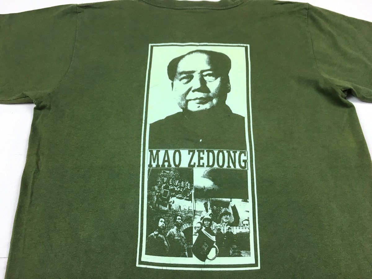 Vintage 90s Mae Zedong Revolutionary Figure Chinese Logo Printed Tee Size US S / EU 44-46 / 1 - 4 Thumbnail