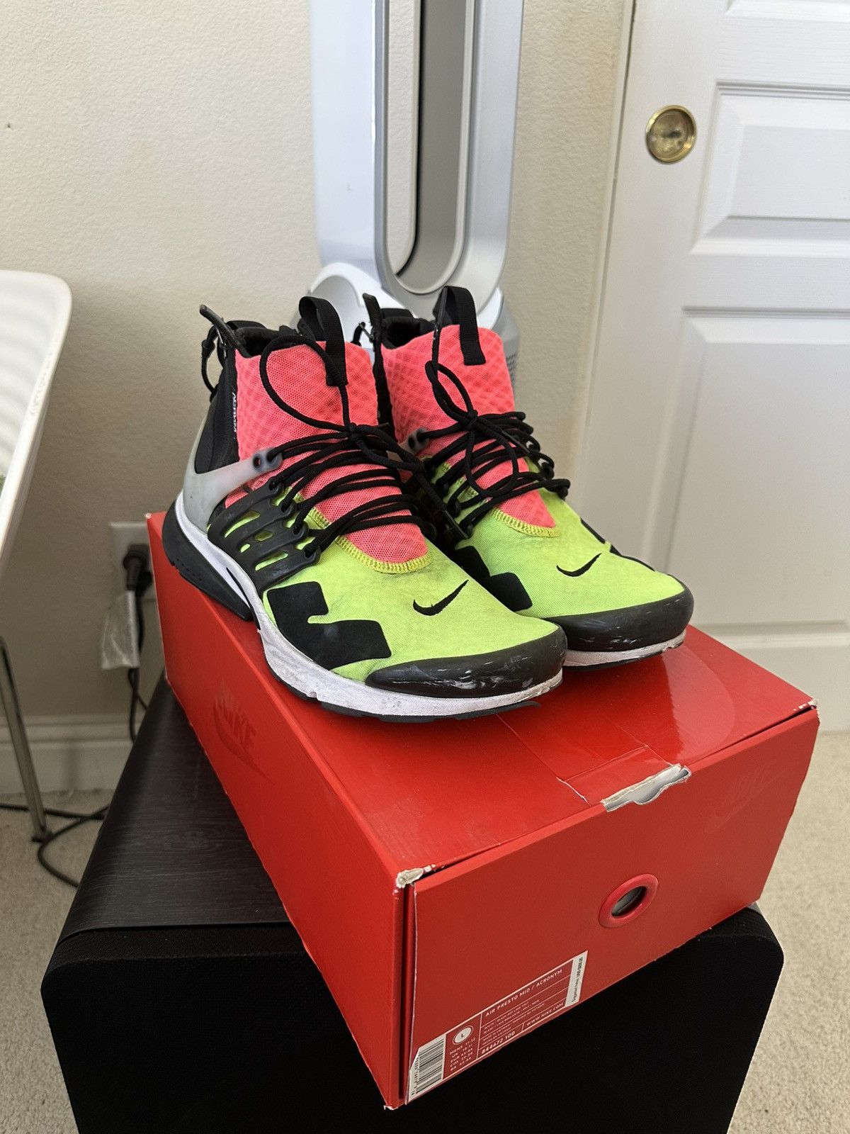 Acronym × Nike 2016 Acronym x Nike Presto Volt/Pink Multicolor Size US 11 / EU 44 - 1 Thumbnail