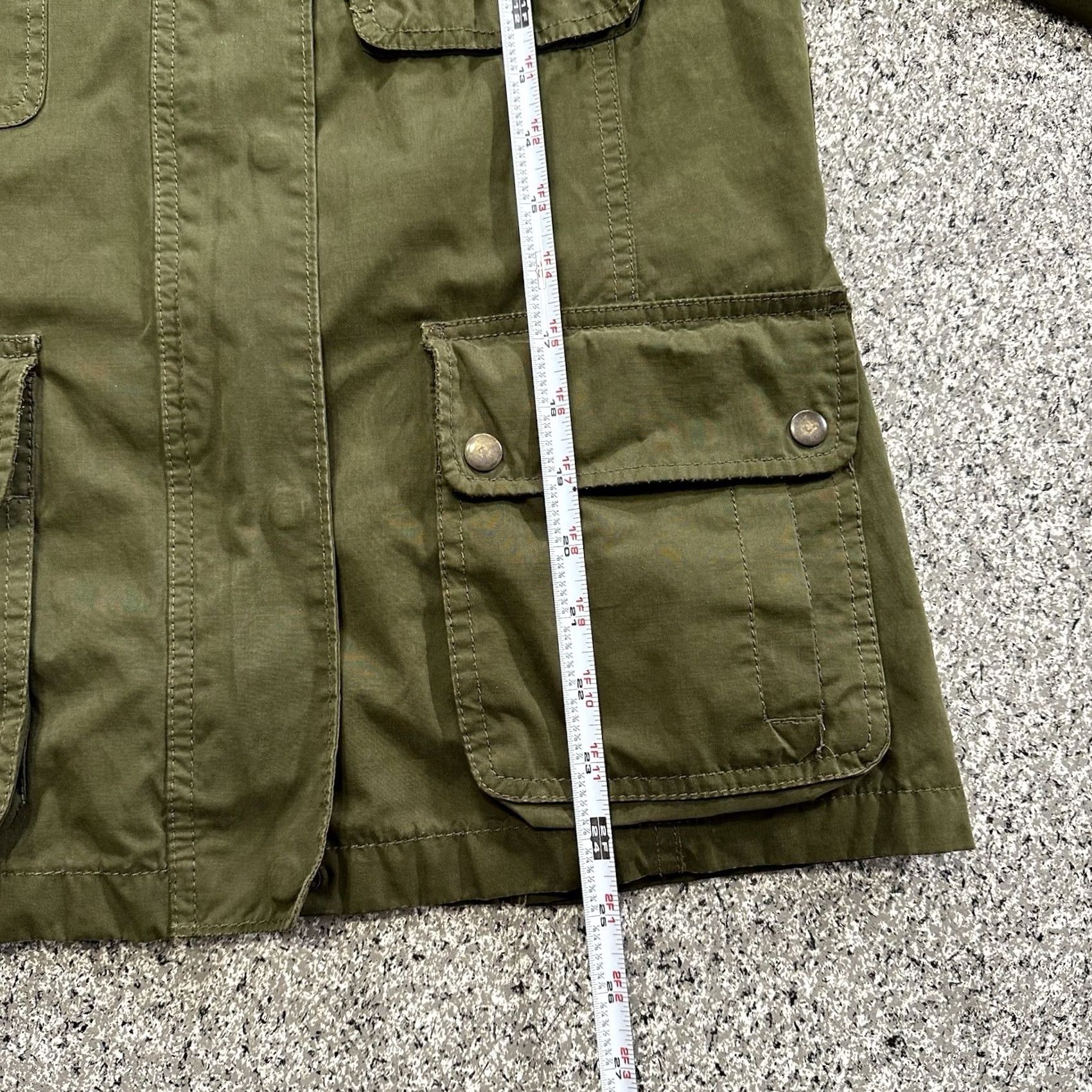 Gap Gap Jacket Womens XS Military Chore Corduroy Trim Olive Green Size XS / US 0-2 / IT 36-38 - 7 Thumbnail