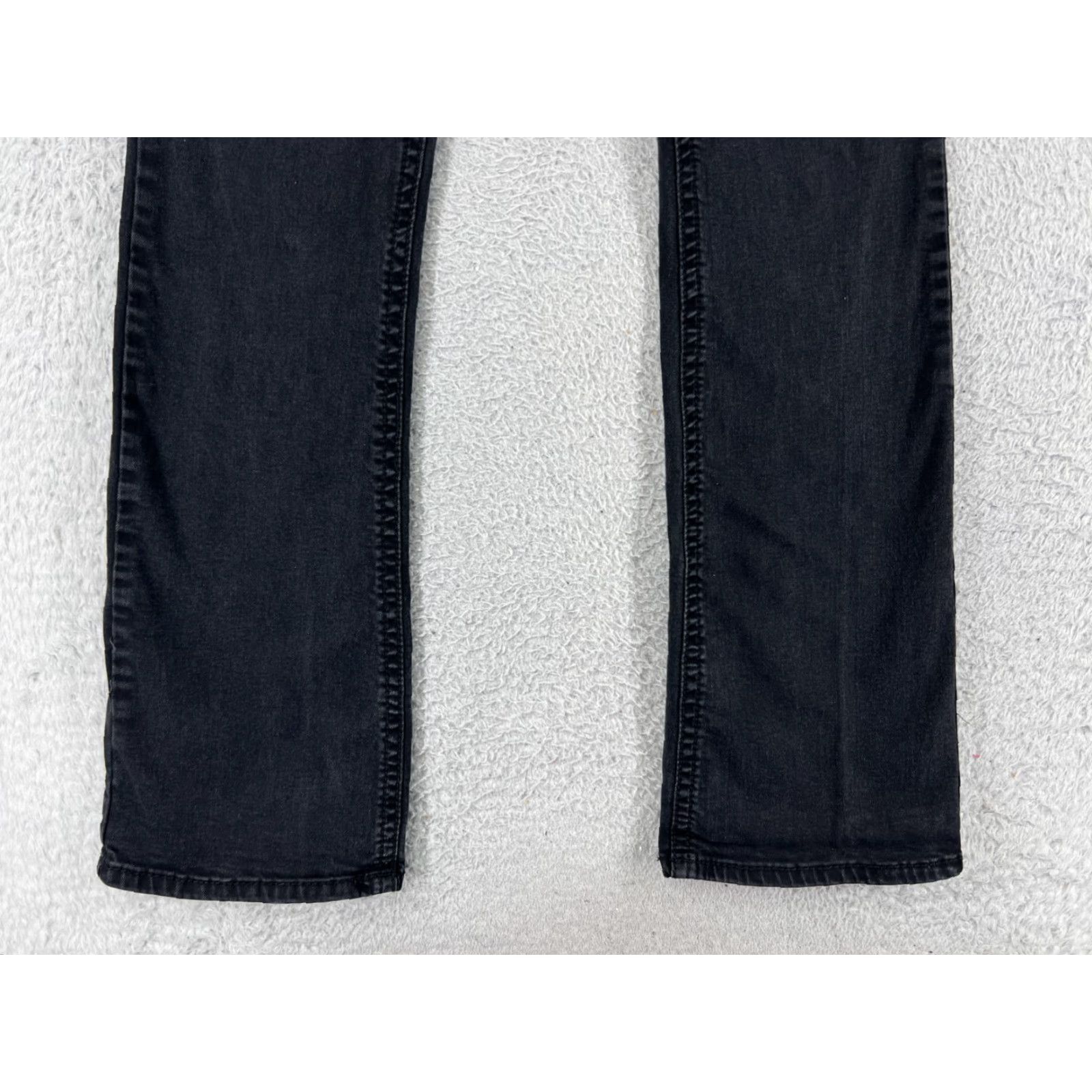 Vintage Shyanne Jeans Bootcut Denim Black 32 Womens Cotton Stretch Embroidered 5-Pocket Inseam 31 Size 24" / US 00 / IT 34 - 6 Thumbnail