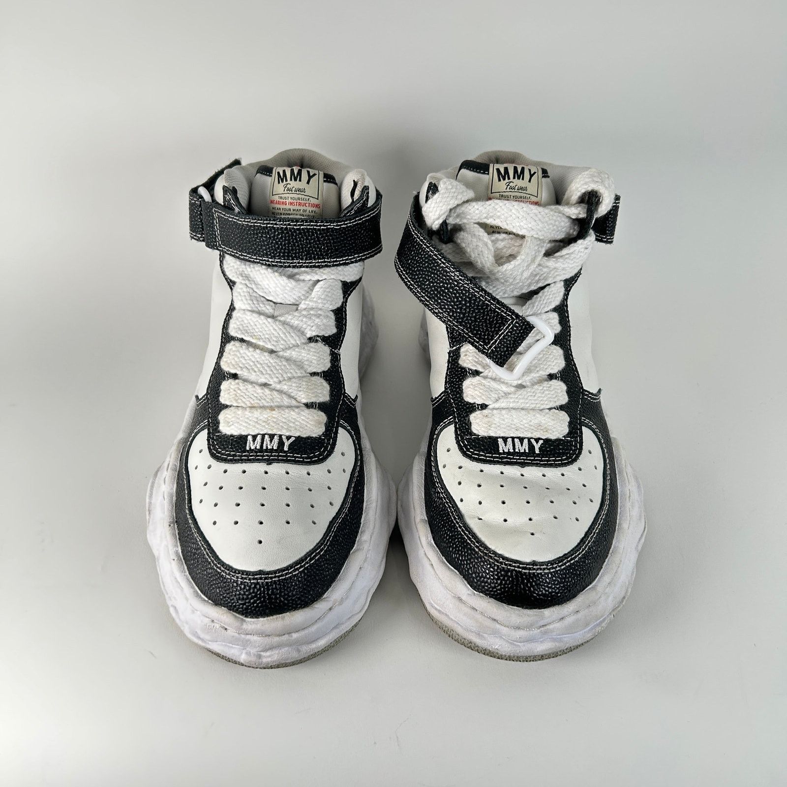 Mki Miyuki Zoku MMY Black/White High Tops Size 42 Size US 9 / EU 42 - 2 Thumbnail