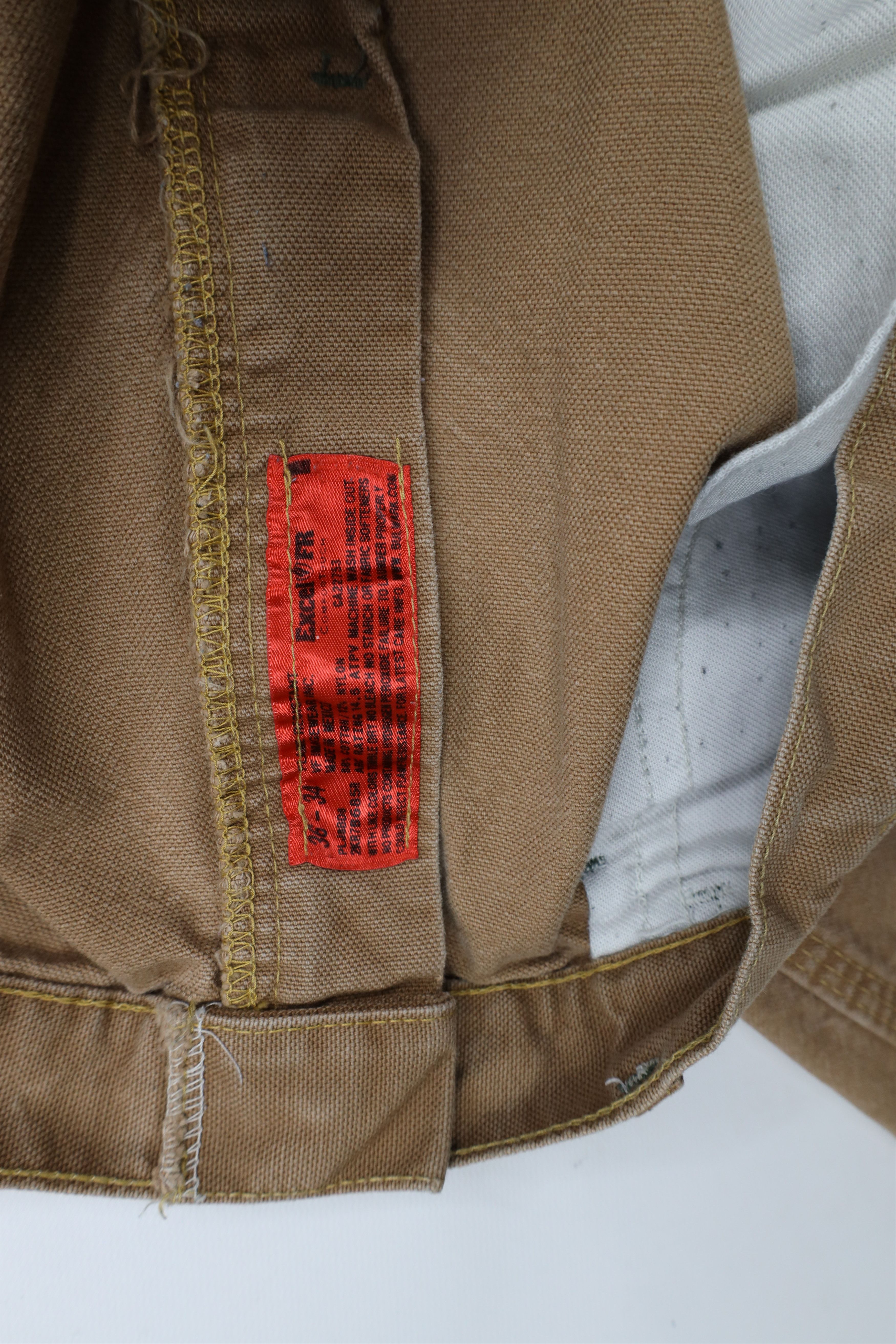 Vintage Bulwark FR Fire Flame Resistant Wide Leg Dungaree Pants Size US 36 / EU 52 - 10 Thumbnail