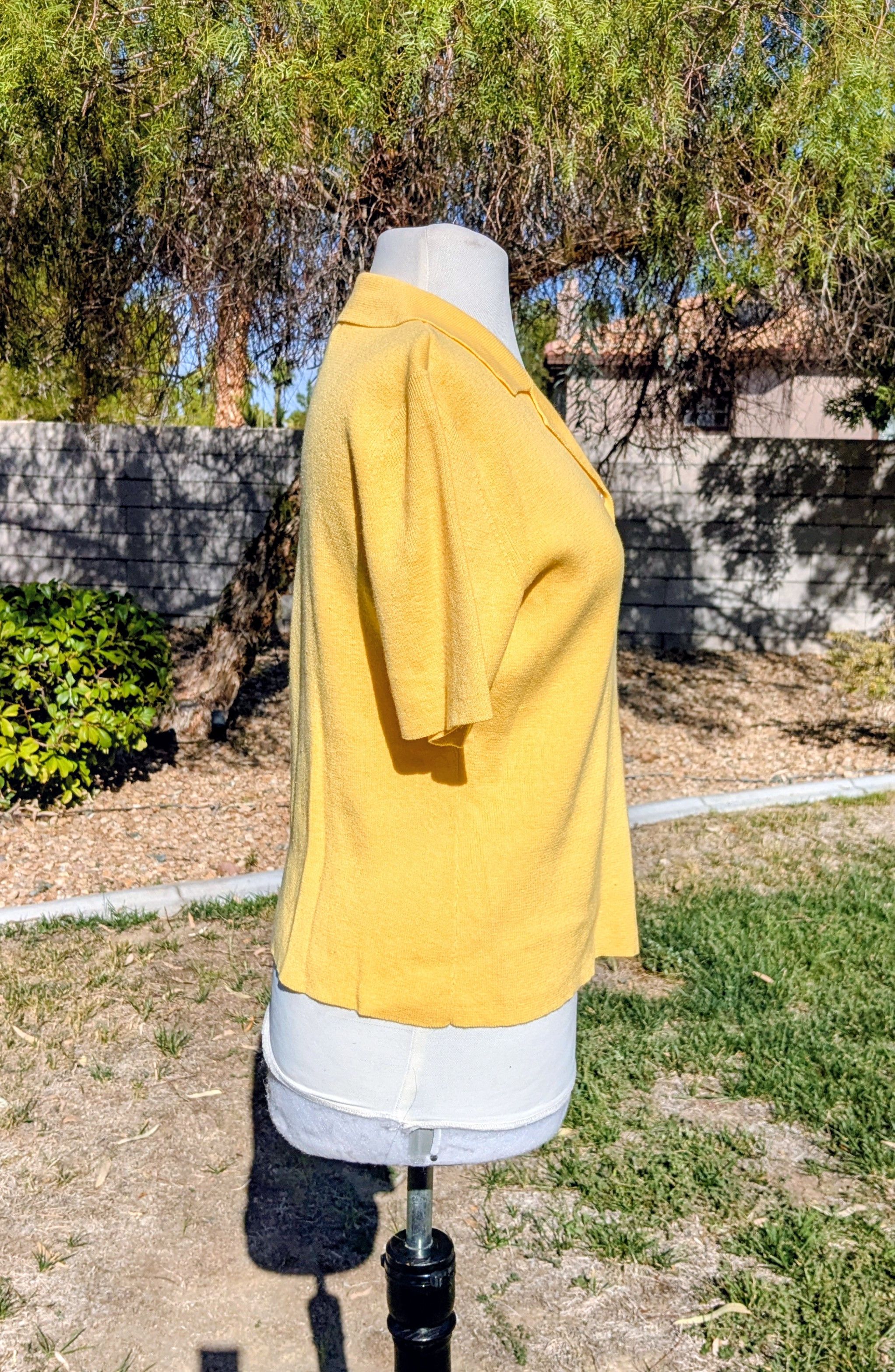 Other VTG Designers Originals Studio Sun Yellow Sweater Shirt Size M / US 6-8 / IT 42-44 - 3 Thumbnail