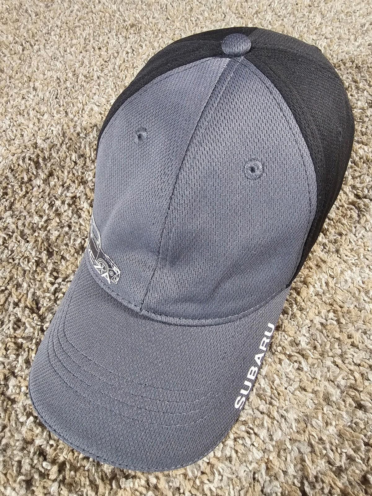 Designer Subaru Impreza Hat Cap Gray Black Adjustable Strapback Size ONE SIZE - 1 Thumbnail