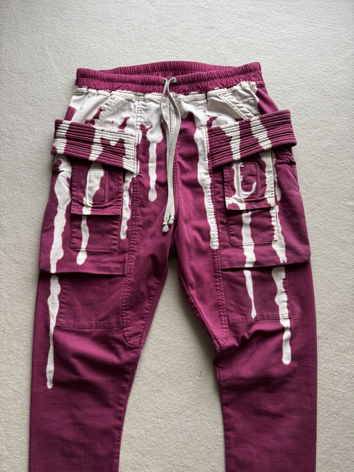 Rick Owens × Rick Owens Drkshdw * SAMPLE * FW19 LARRY DRKSHDW FUXIA PINK DEGRADE CREATCH Size US 30 / EU 46 - 4 Thumbnail
