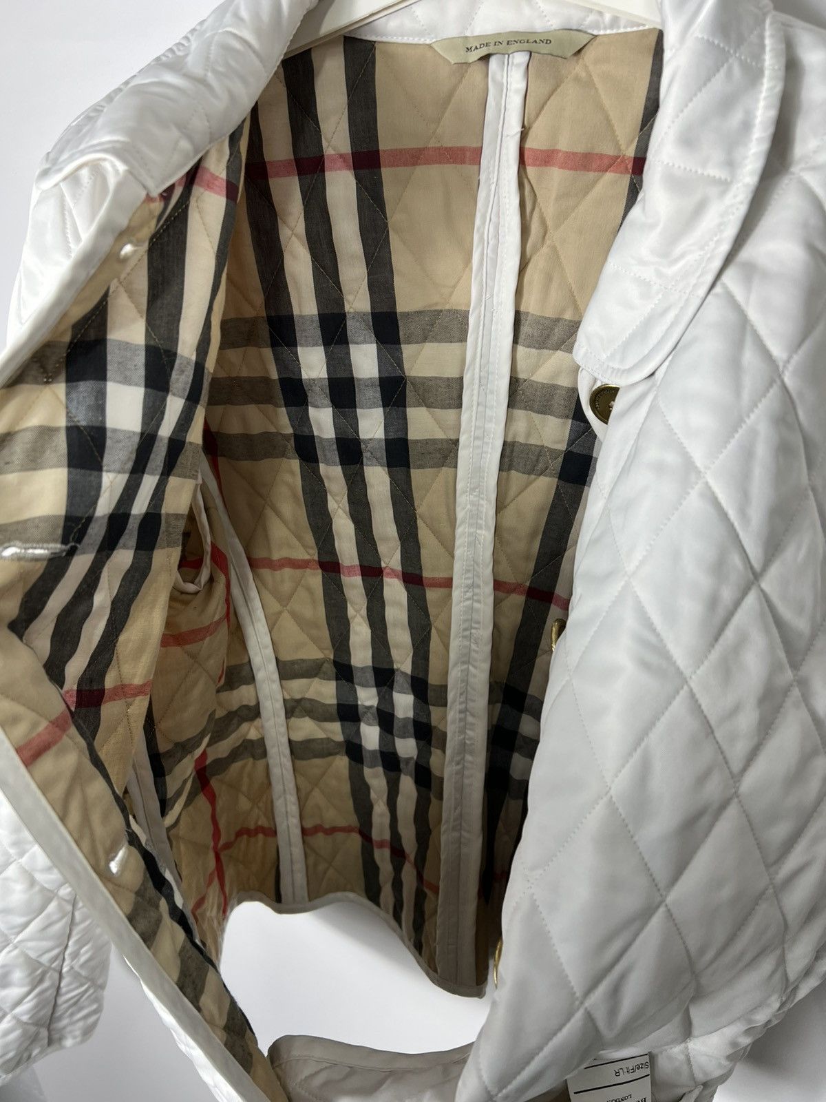 Burberry Vintage luxury Designer BURBERRY Quilted Jacket Nova Check Size L / US 10 / IT 46 - 11 Thumbnail