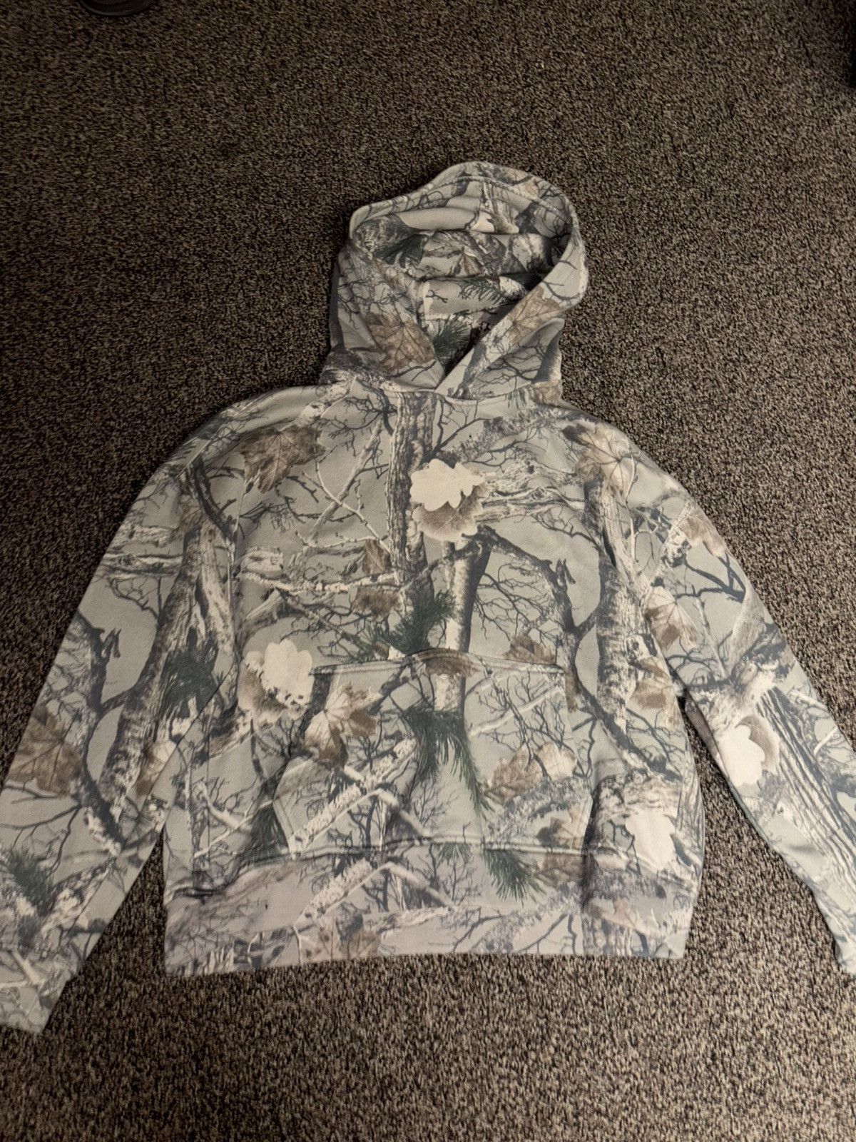 Hollister Hollister Cropped Dark Camo Hoodie Size US S / EU 44-46 / 1 - 5 Thumbnail