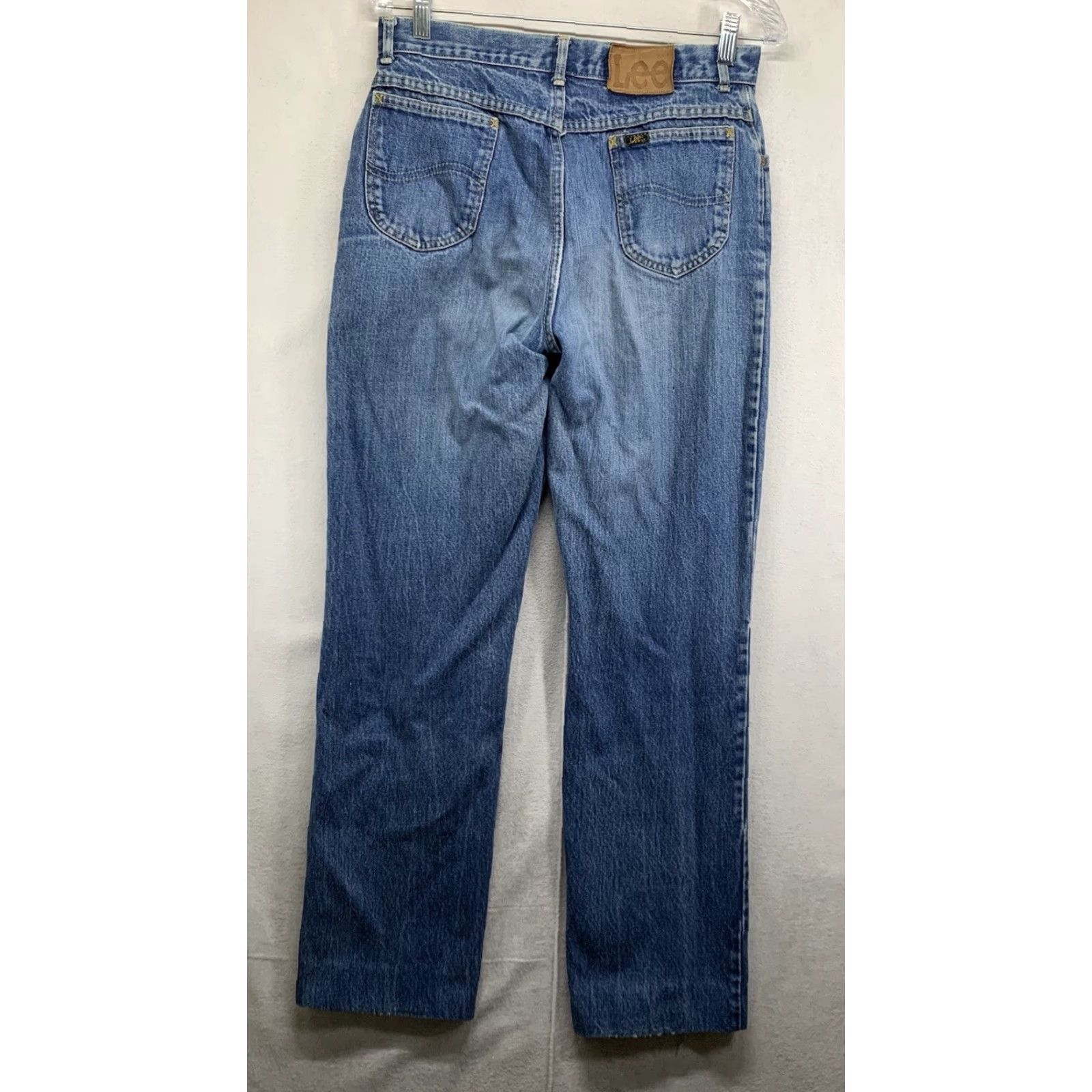 Lee VINTAGE Lee Riders Jeans Women High Rise Slim Fit 31x30 Blue Cotton Denim USA - Straight Pockets Size 24" / US 00 / IT 34 - 2 Thumbnail
