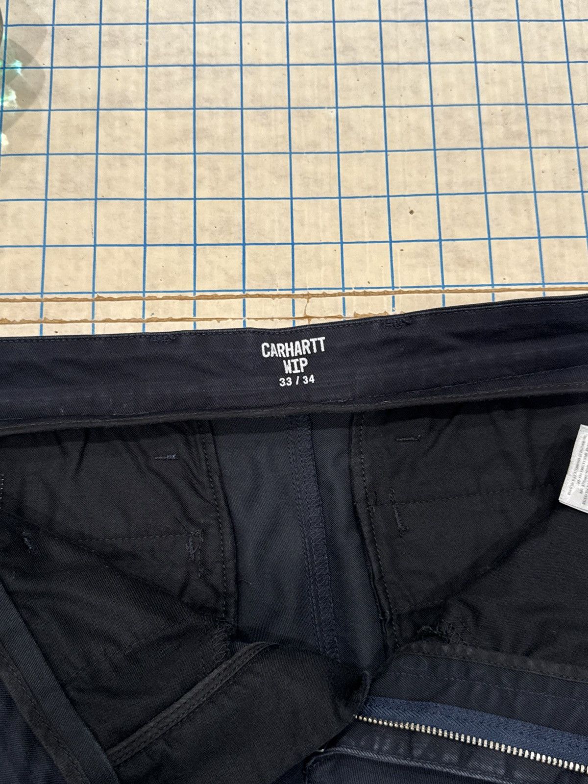 Carhartt Wip Carhartt WIP Sid Pant Mens Size 33 Navy Blue Size US 33 - 6 Thumbnail