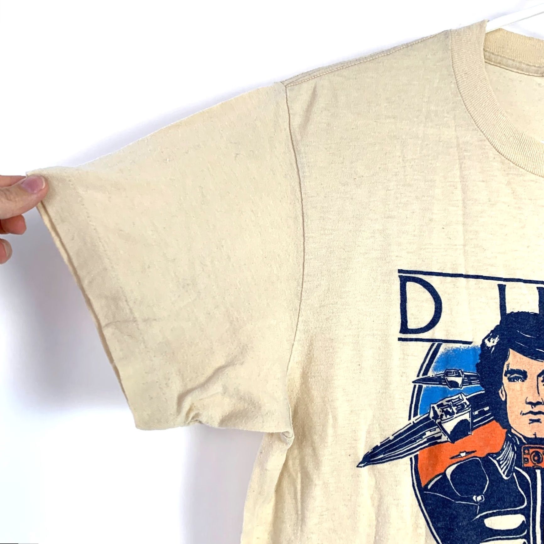 Vintage 1984 Vintage Dune Promo T-Shirt Tee Shirt Unbranded Unisex 40" Chest 26" Length 18" Shoulder Yellow Graphic Tee Mens Womens Size US M / EU 48-50 / 2 - 2 Thumbnail