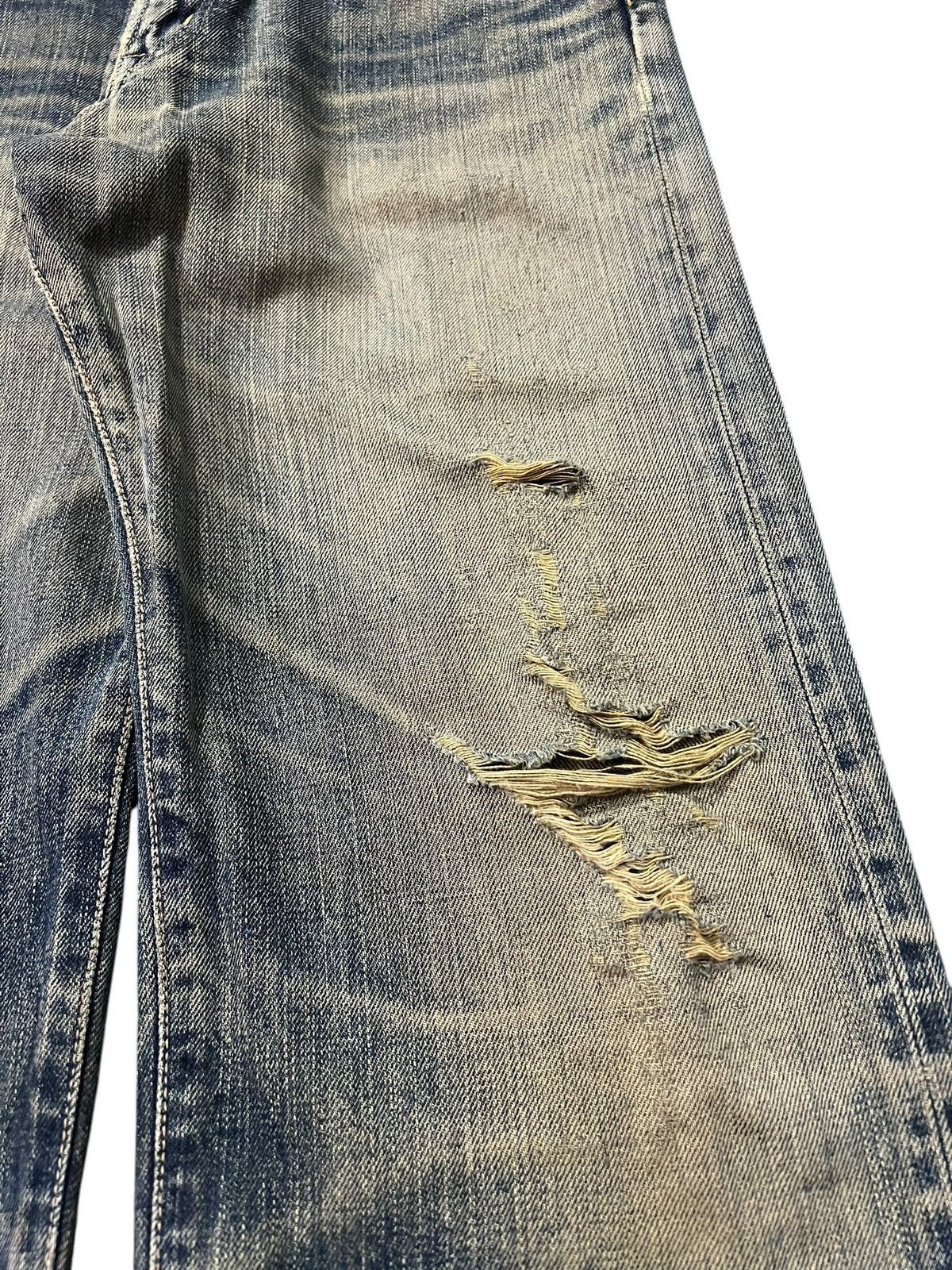 Edwin Vintage Edwin 505x Selvedge Distressed Rusty If six was nine Size US 28 / EU 44 - 5 Thumbnail