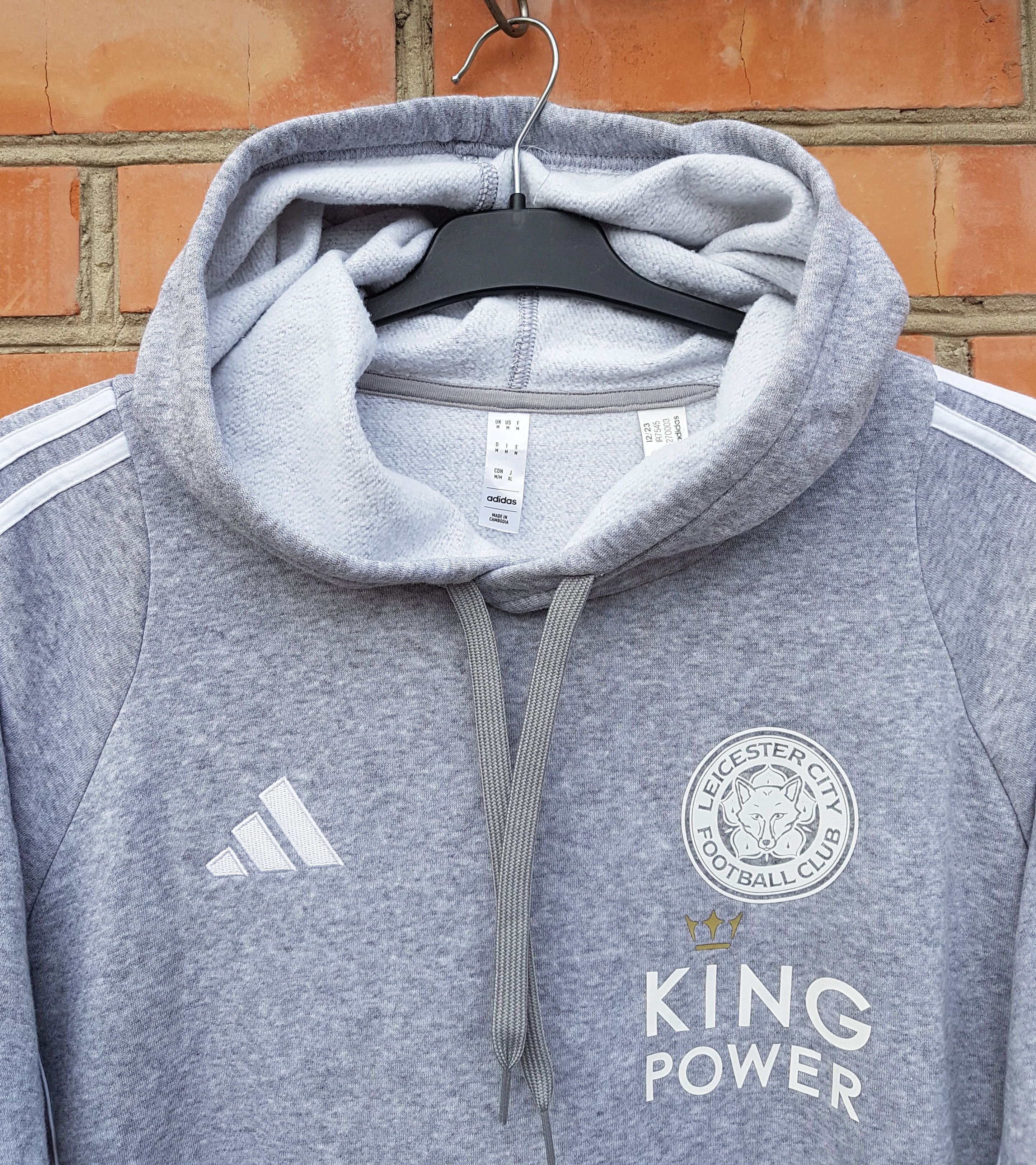 Adidas Adidas Leicester City Football Soccer Hoodie Sweatshirt sz M Size US M / EU 48-50 / 2 - 3 Thumbnail