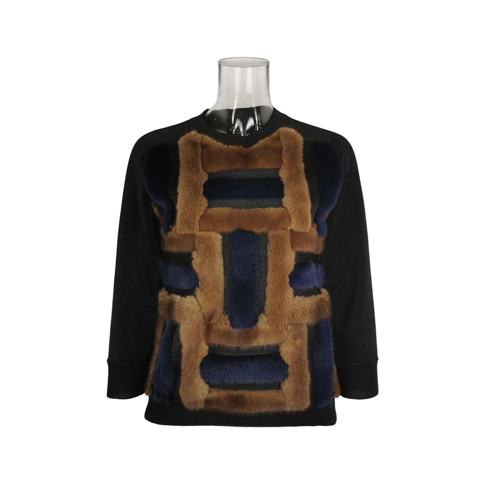 Louis Vuitton Louis Vuitton Mink Fur Panel Sweater Size S Size US S / EU 44-46 / 1 - 1 Thumbnail