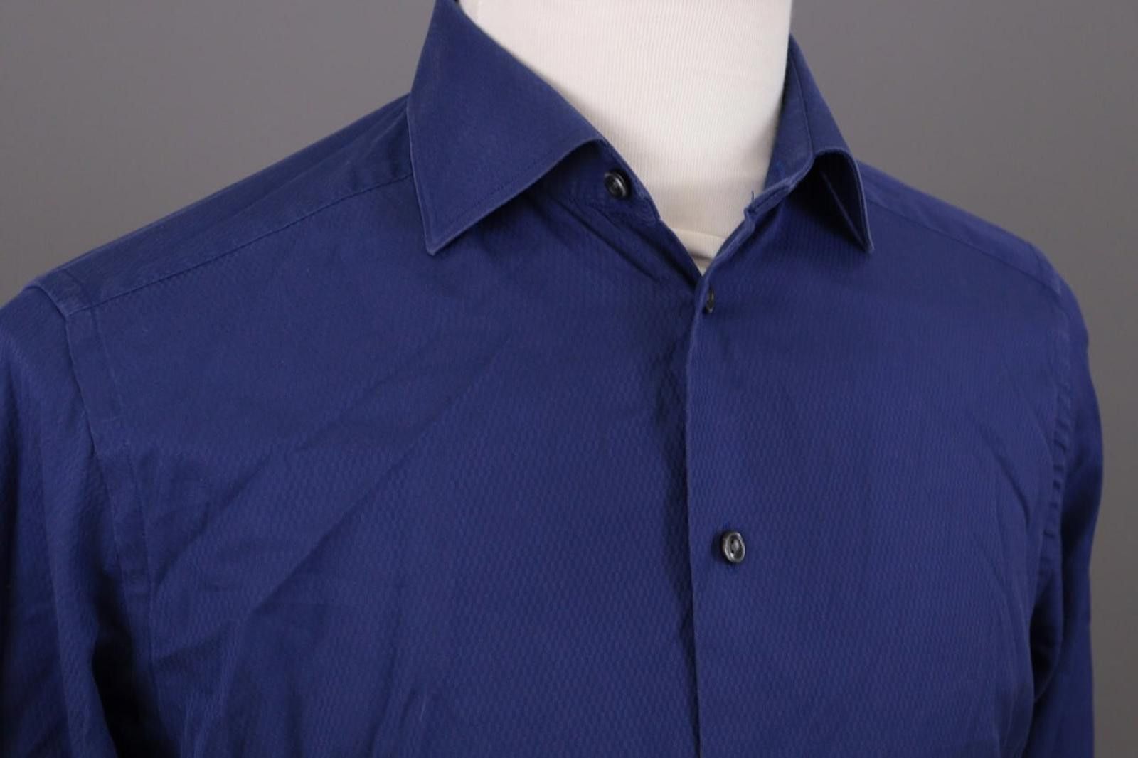 Eton Eton Contemporary Blue Signature Twill Shirt Size 39 / 15.5 Size US M / EU 48-50 / 2 - 7 Thumbnail