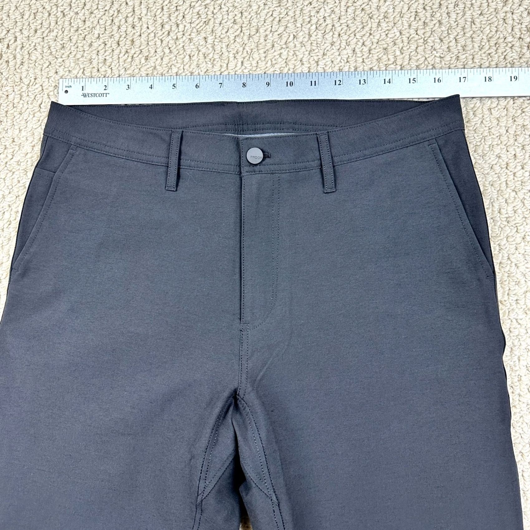 Vintage Proof Pants Black Merino Wool Straight Performance 33x30 Mens Huckberry Size US 33 - 6 Thumbnail