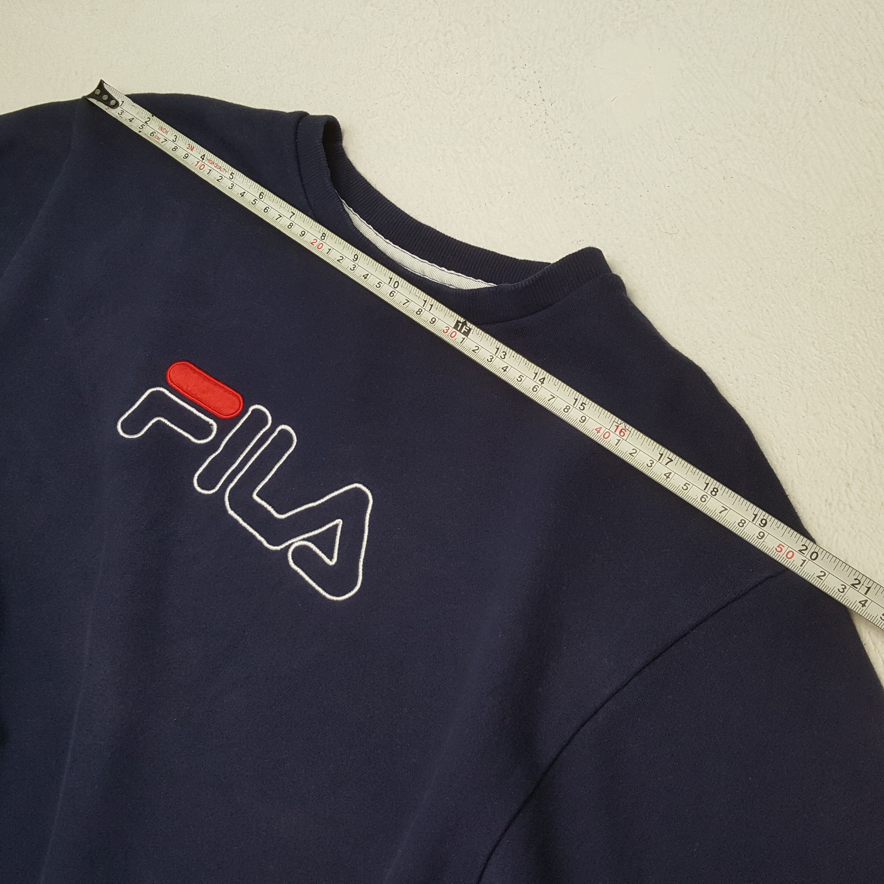 Fila × Vintage FILA Center Spellout Design Sweatshirt Size US M / EU 48-50 / 2 - 4 Thumbnail