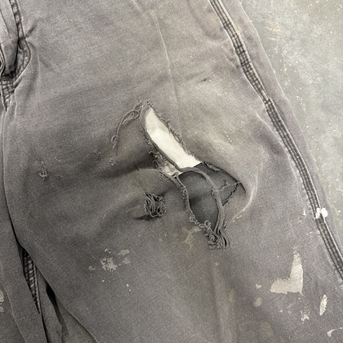 Carhartt × Vintage VTG Fucked Up Carhartt Paint Splatter Distressed Work Pants Size US 30 / EU 46 - 8 Thumbnail