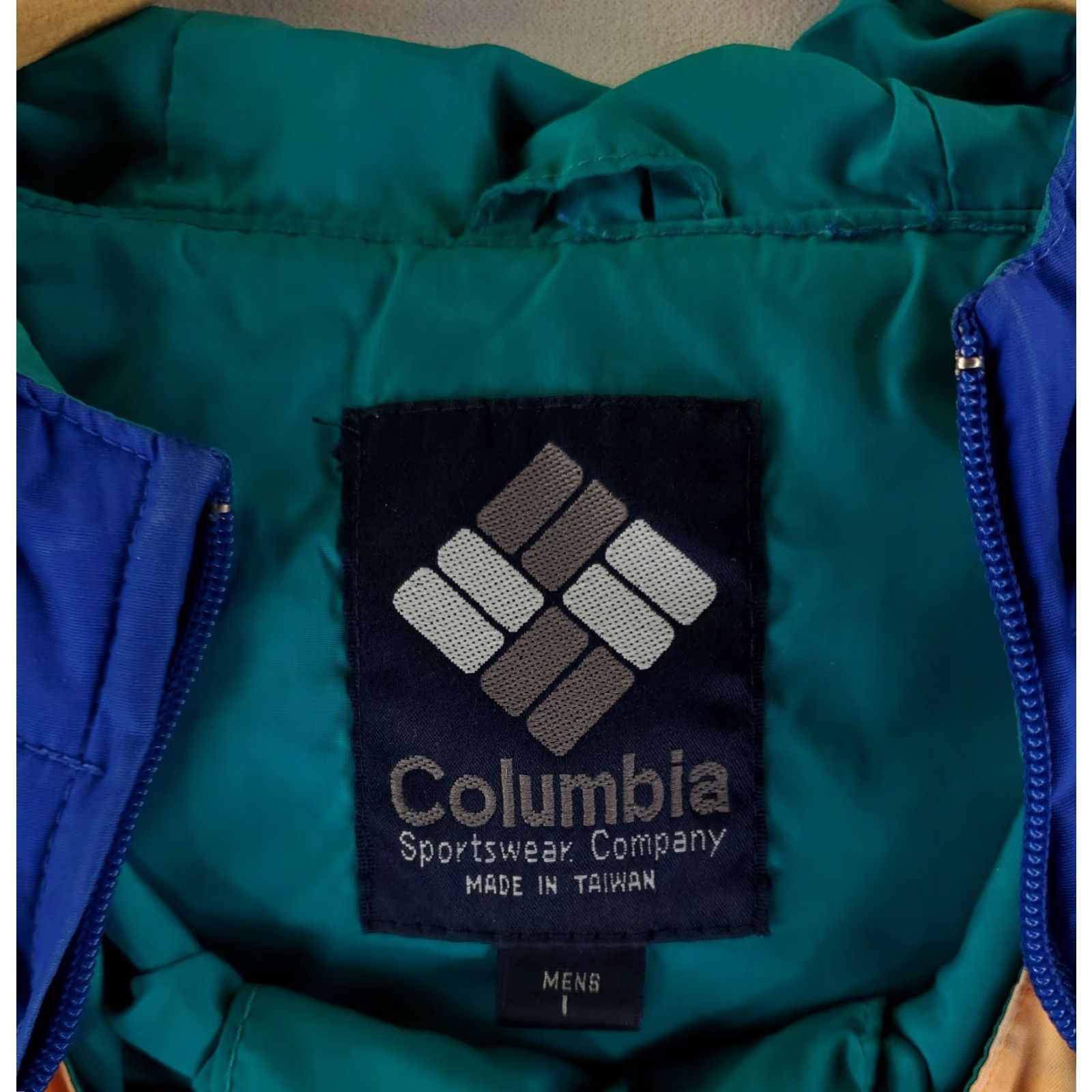 Vintage VINTAGE Columbia Anorak Hooded Jacket Mens L Blue Ski Pullover 80s 90s VTG Exterior Nylon Jacketftig? Size US L / EU 52-54 / 3 - 3 Thumbnail