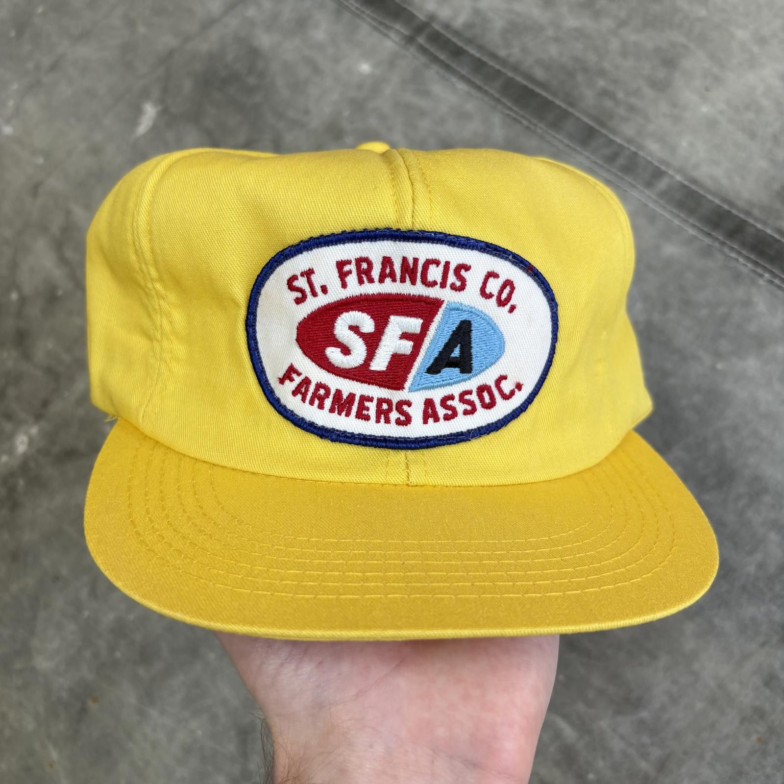 Vintage Vintage 80s Deadstock SFA Farmer’s Association Trucker Hat Size ONE SIZE - 1 Thumbnail