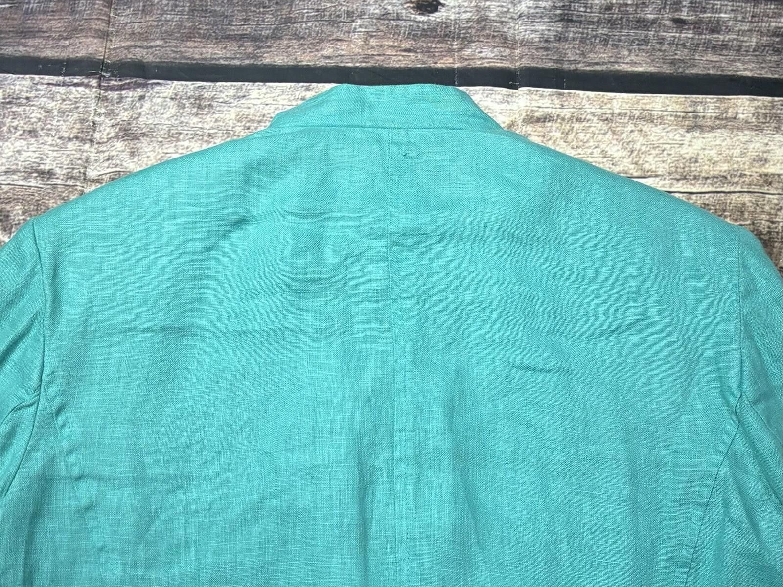 Other JM Collection Jacket Womens 14 XL Linen Pockets Roll Tab Size XL / US 12-14 / IT 48-50 - 5 Thumbnail