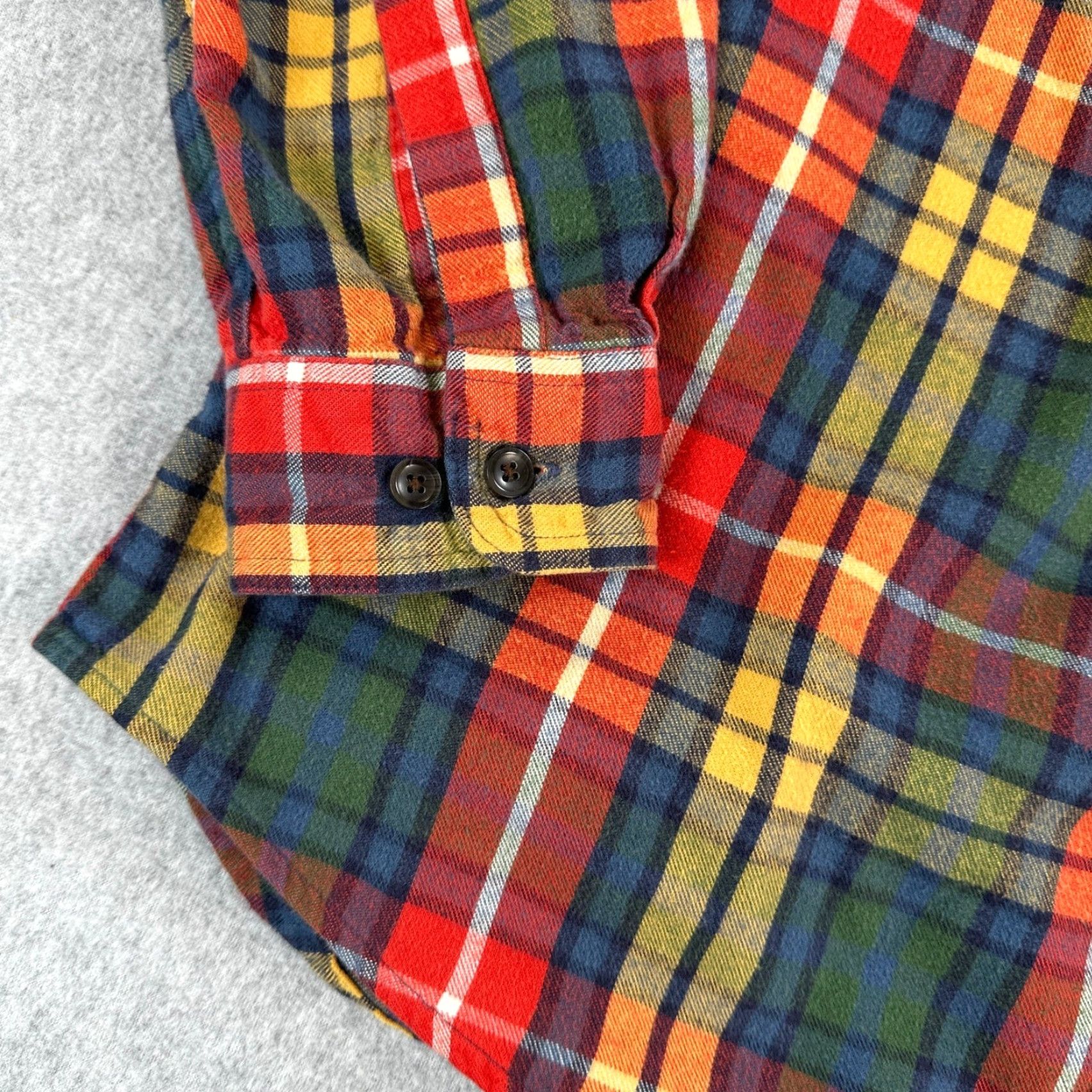 Vintage LL Bean Plaid Flannel Shirt Men's Long Sleeve Button-Down Cotton Traditional Fit Casual Workwear Size US L / EU 52-54 / 3 - 5 Thumbnail