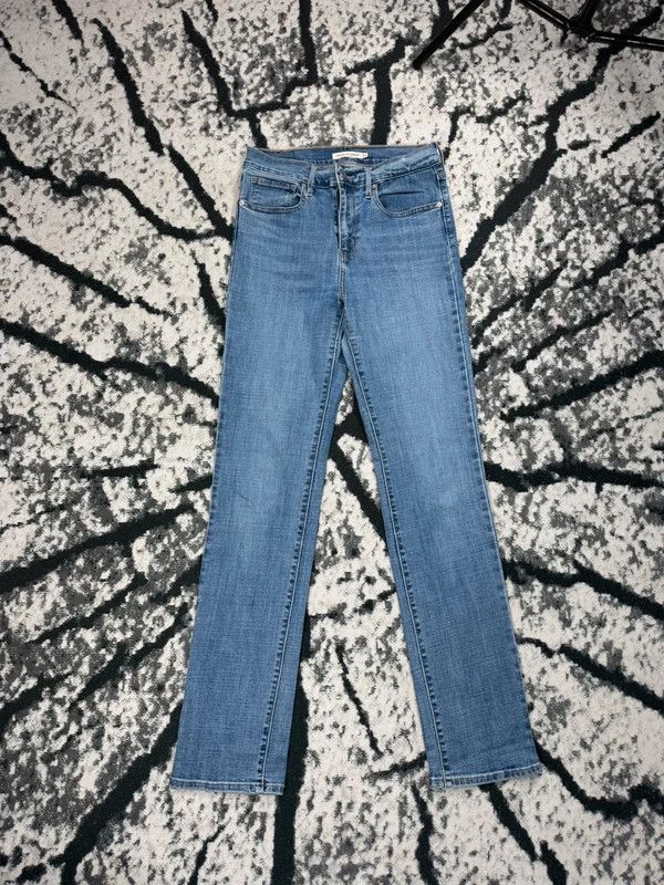Levi's Levis 724 high rise straight blue jeans 27 32 Size 27" / US 4 / IT 40 - 2 Thumbnail