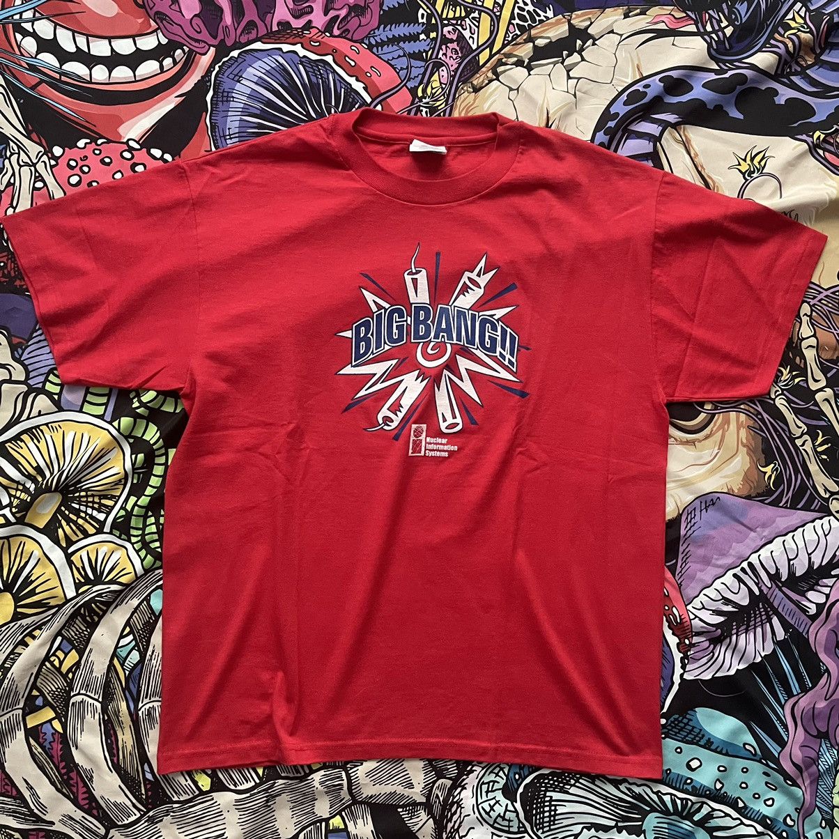 Hanes Vintage Big Bang!! Nuclear Information Systems Explosion Tee Size US L / EU 52-54 / 3 - 1 Thumbnail