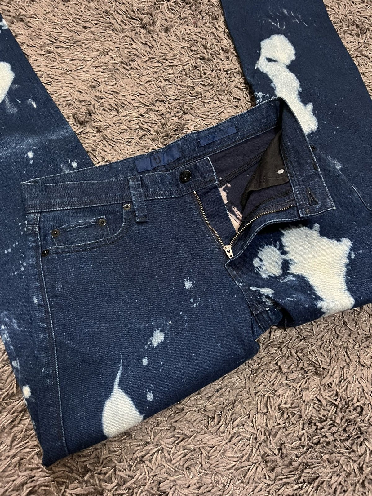 Jil Sander 2000s uniqlo J+ splash acid wash skinny for straight #I3 Size US 30 / EU 46 - 6 Thumbnail