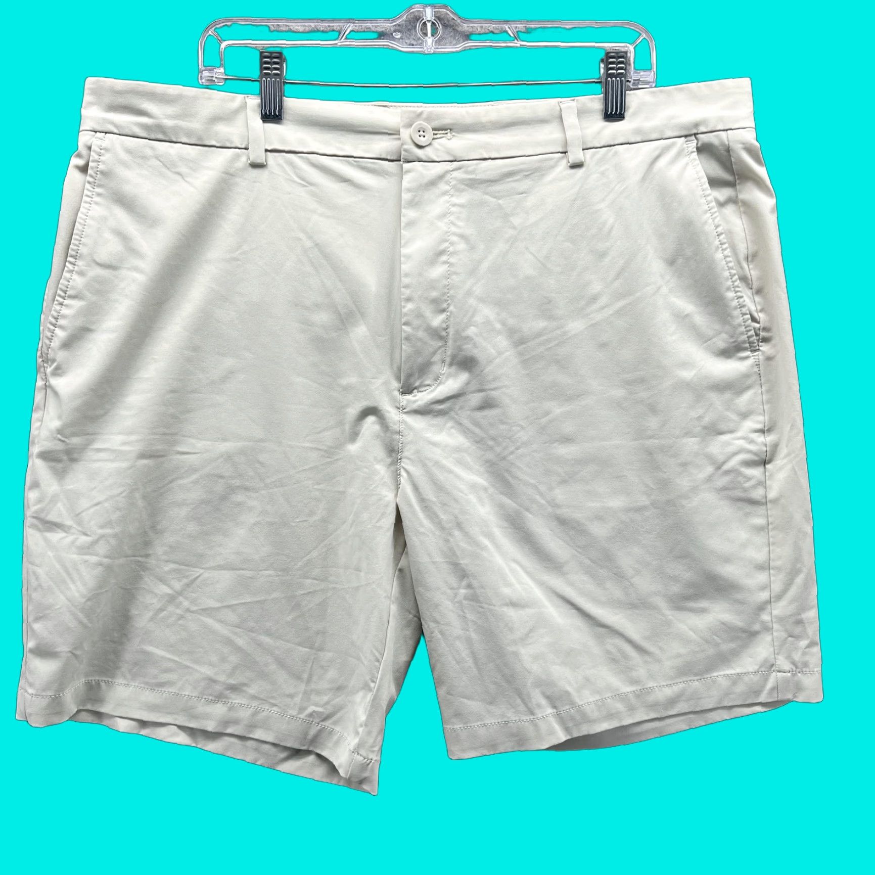 Vineyard Vines Vineyard Vines Shorts Mens 40 Beige Performance Chino Stretch 9 Inseam Casual Size US 40 / EU 56 - 1 Thumbnail