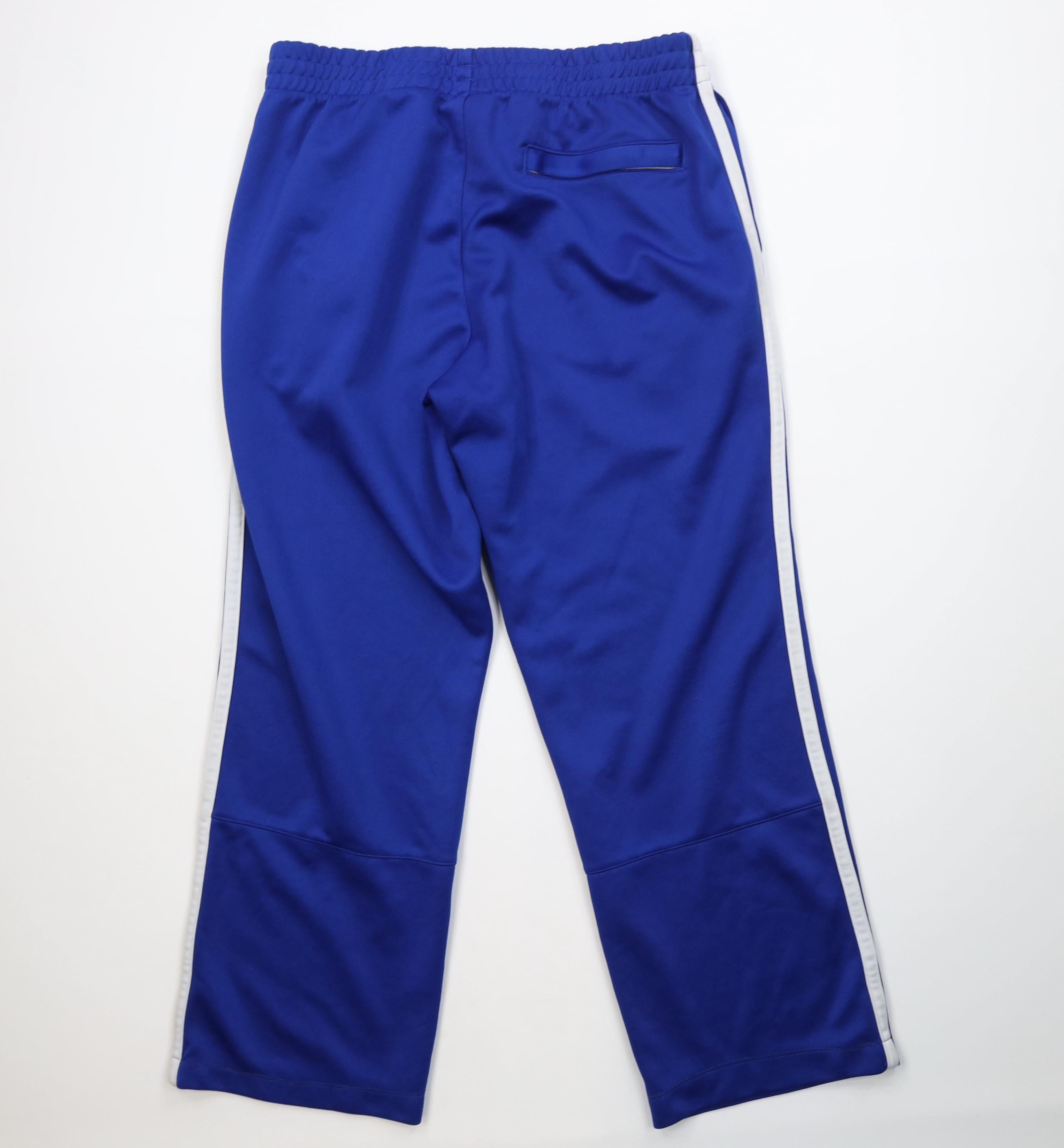 Nike Vintage Y2K Nike Big Swoosh Knit Wide Leg Sweatpants Blue Size US 36 / EU 52 - 9 Thumbnail