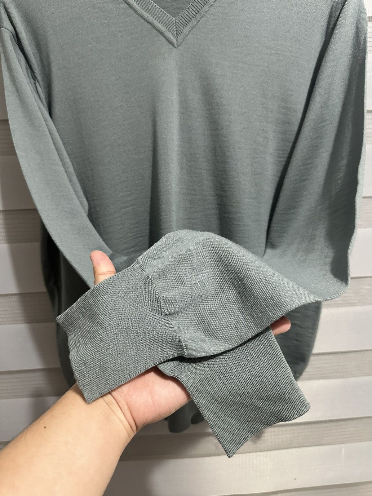 Issey Miyake Issey Miyake Man V neck Sweater Size US M / EU 48-50 / 2 - 5 Thumbnail