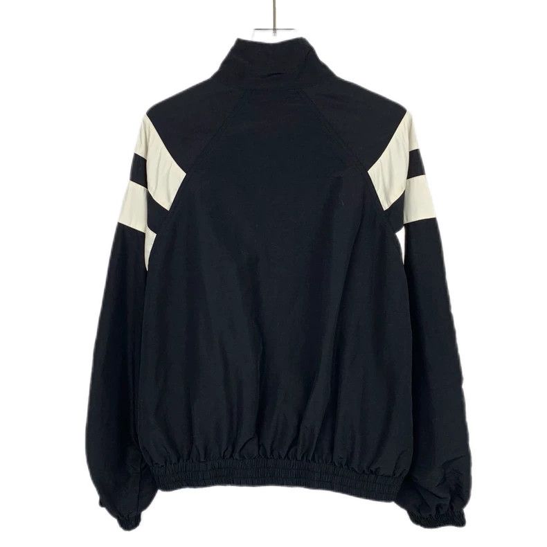 Other Balenciaga Black logo monogram embroidered striped zip jac Size US XS / EU 42 / 0 - 2 Thumbnail