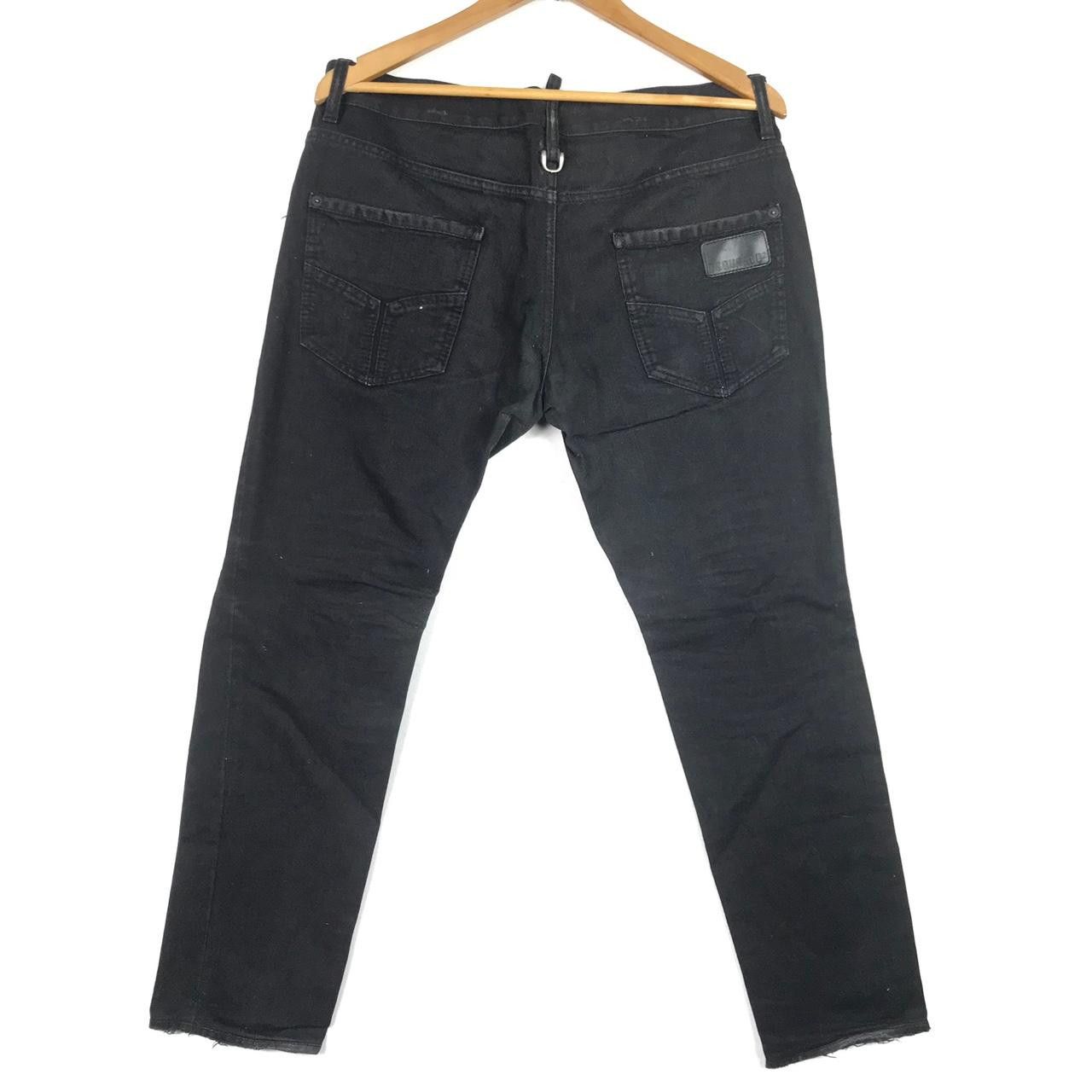 Dsquared2 Vtg DSQUARED2 Black Jeans Denim Straight Fit Pant Khakis Size US 36 / EU 52 - 2 Thumbnail