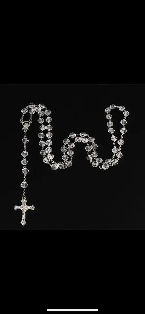 Jewelry Victoria Pearl Imitation White Crystal Beads Necklace Size ONE SIZE - 3 Thumbnail