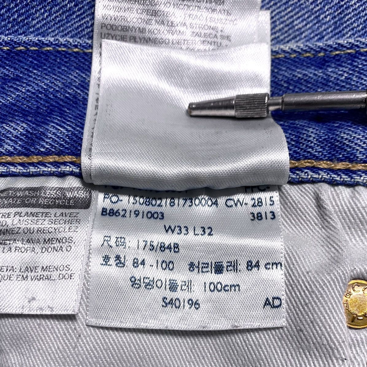 Levi's Vintage Clothing Levi’s 501 CT Customized Tapered Washed Heritage Denim Jeans Size US 33 - 17 Thumbnail